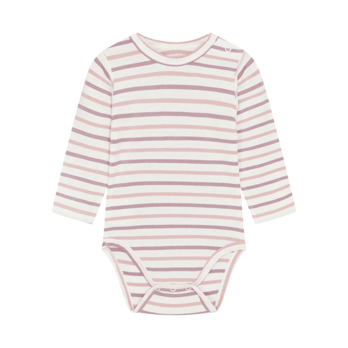 Hust and Claire - Body Bambus Buller Stripe Heather - Guttelus.no
