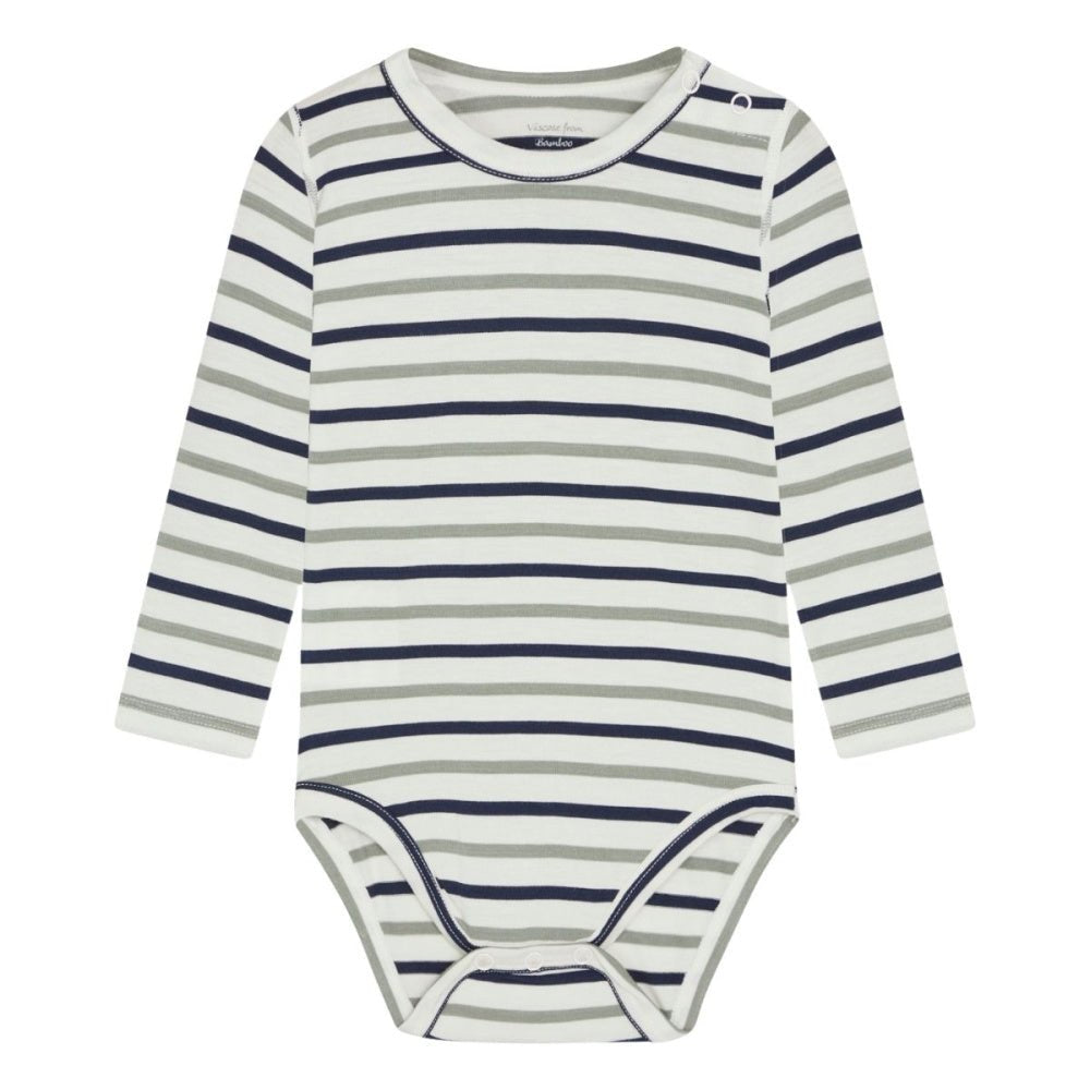 Hust And Claire - Body i Bambus Buller Seagrass Stripe - Guttelus