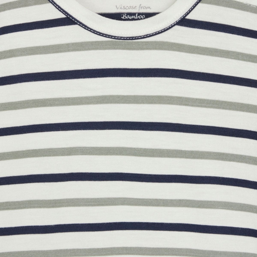 Hust And Claire - Body i Bambus Buller Seagrass Stripe - Guttelus