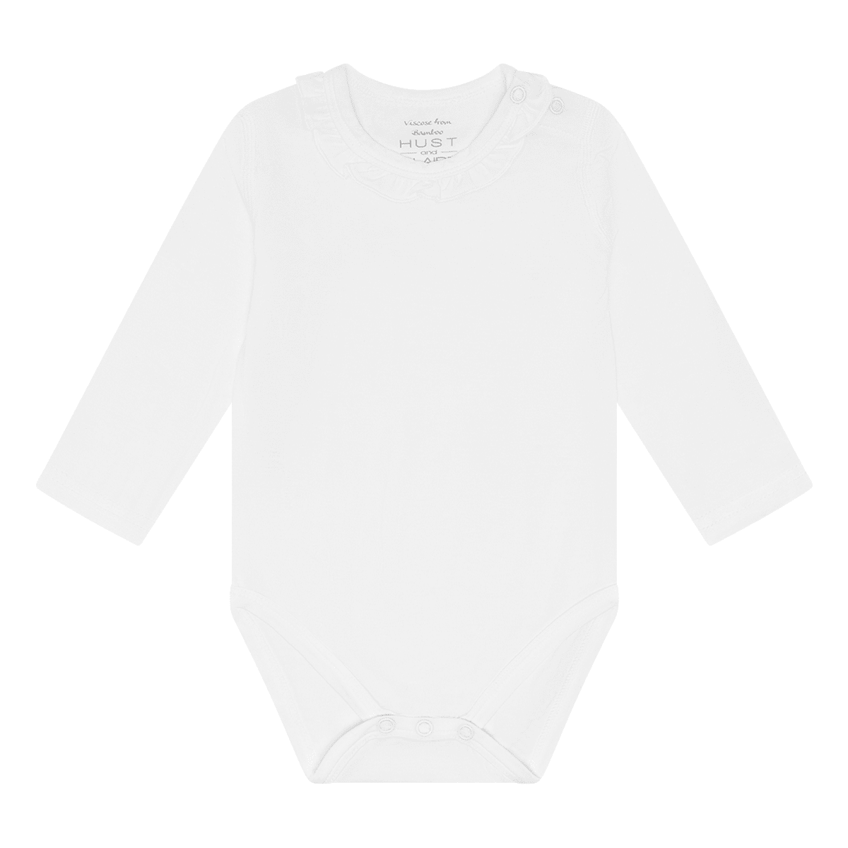 Hust And Claire - Body i Bambus Volangkrage Ivory - Guttelus
