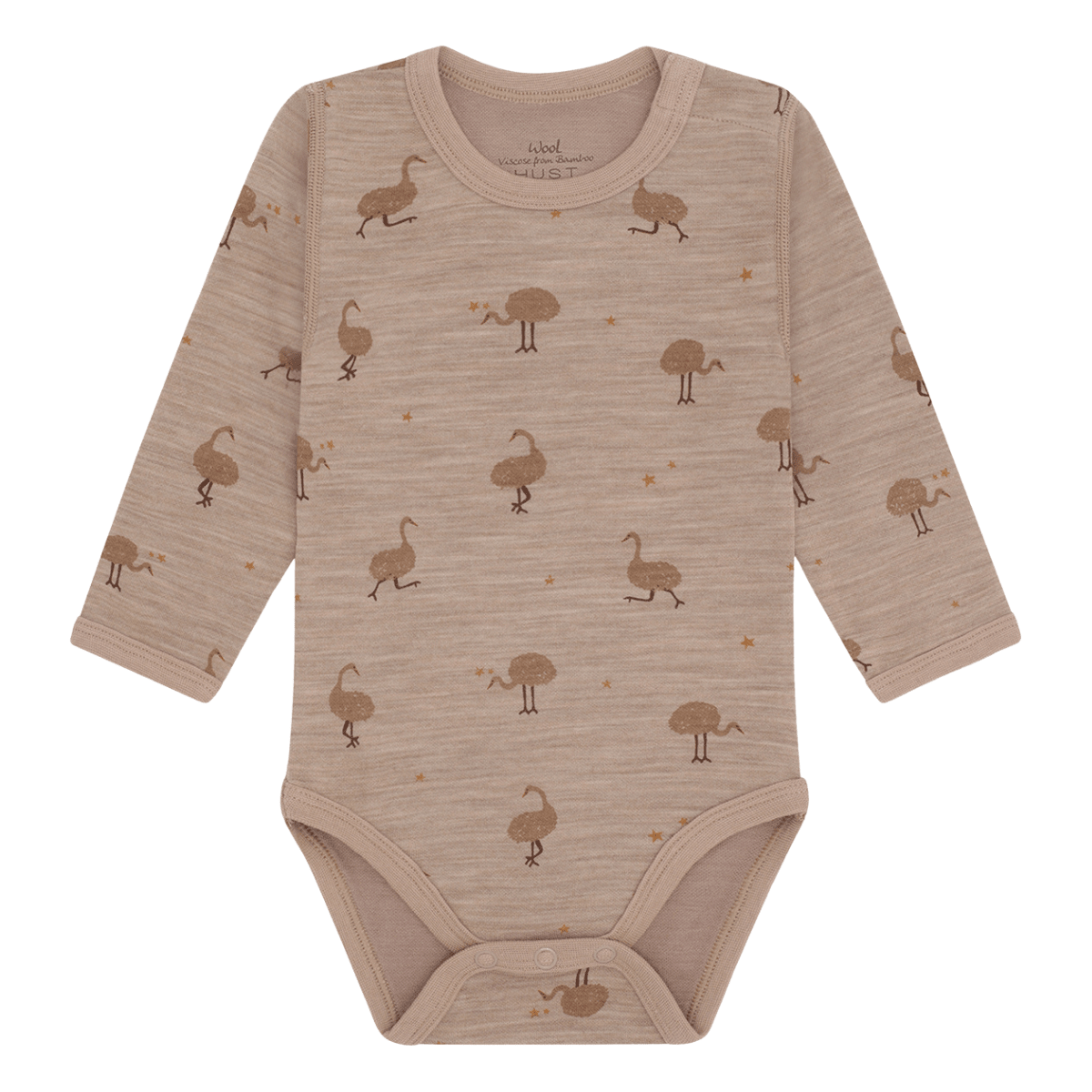Hust and Claire - Body Ull og Bambus Baloo Ostrich Biscuit - Guttelus.no