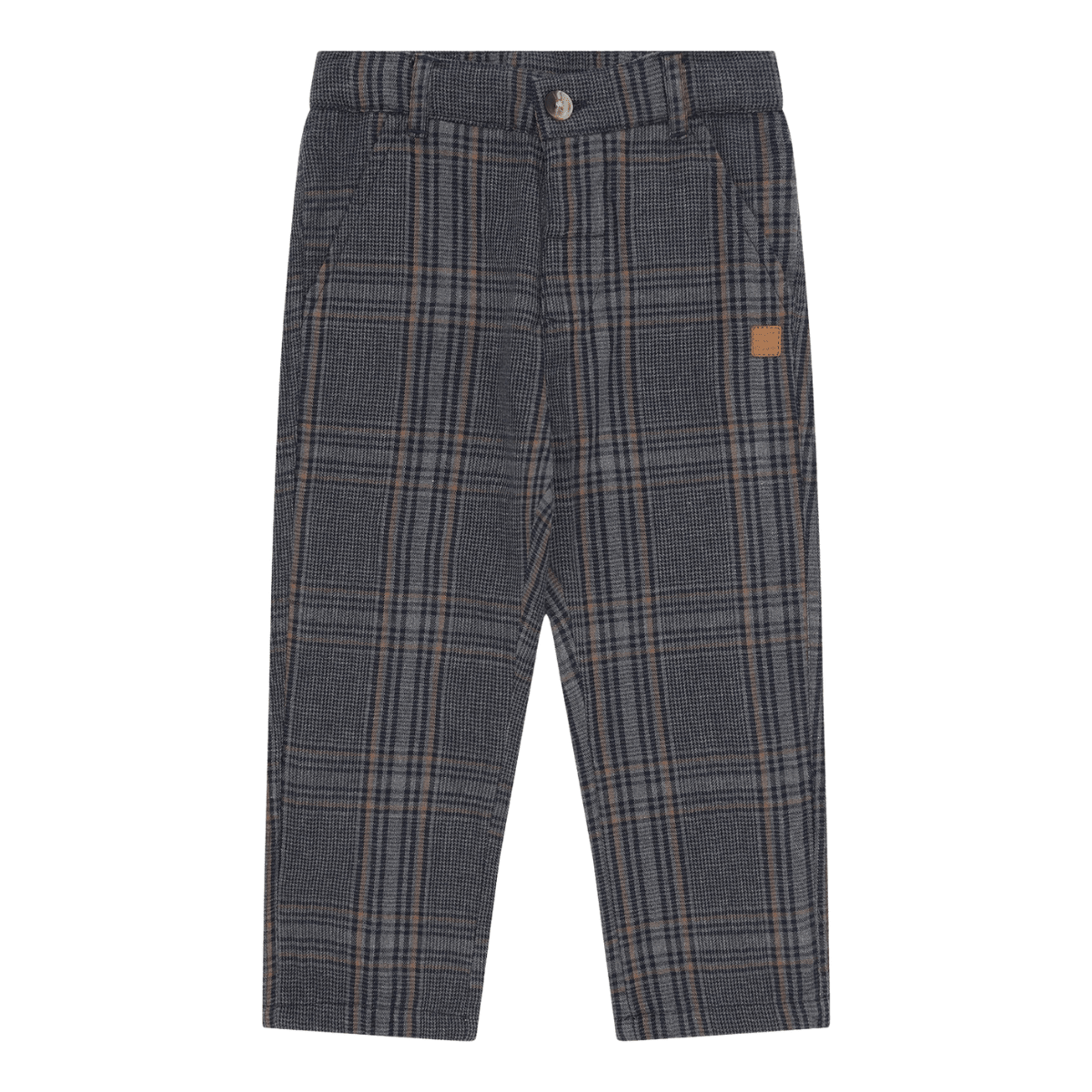 Hust and Claire - Bukse Tage Check Grey Blend - Guttelus