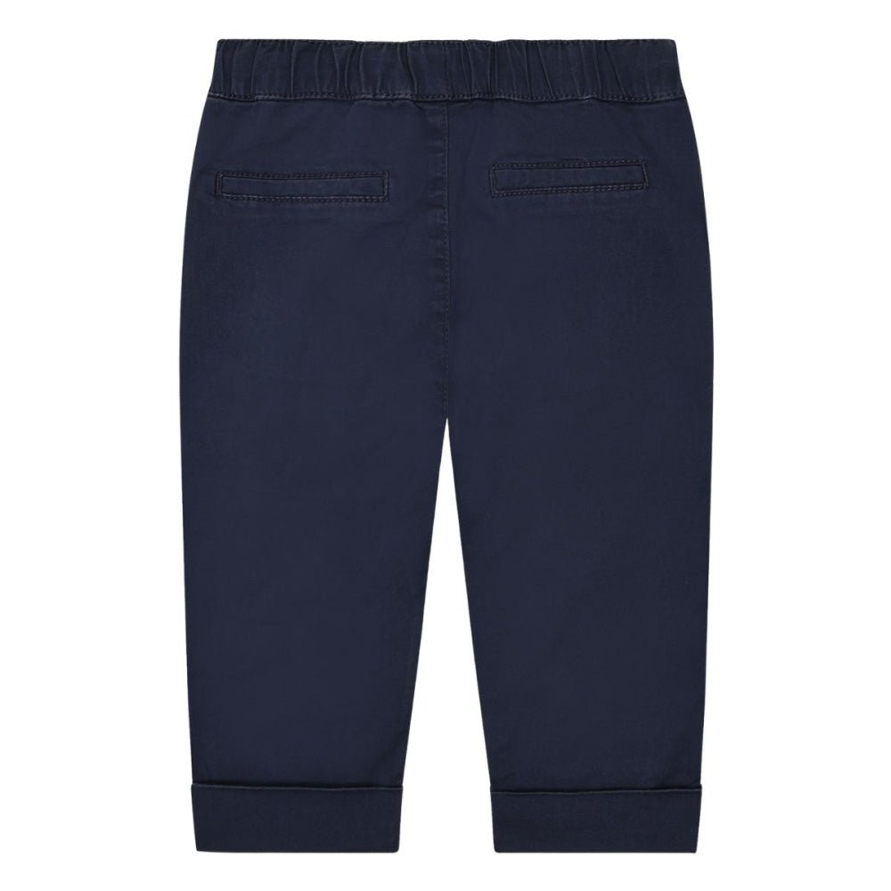 Hust and Claire - Bukse Trevor Twill More Navy - Guttelus.no