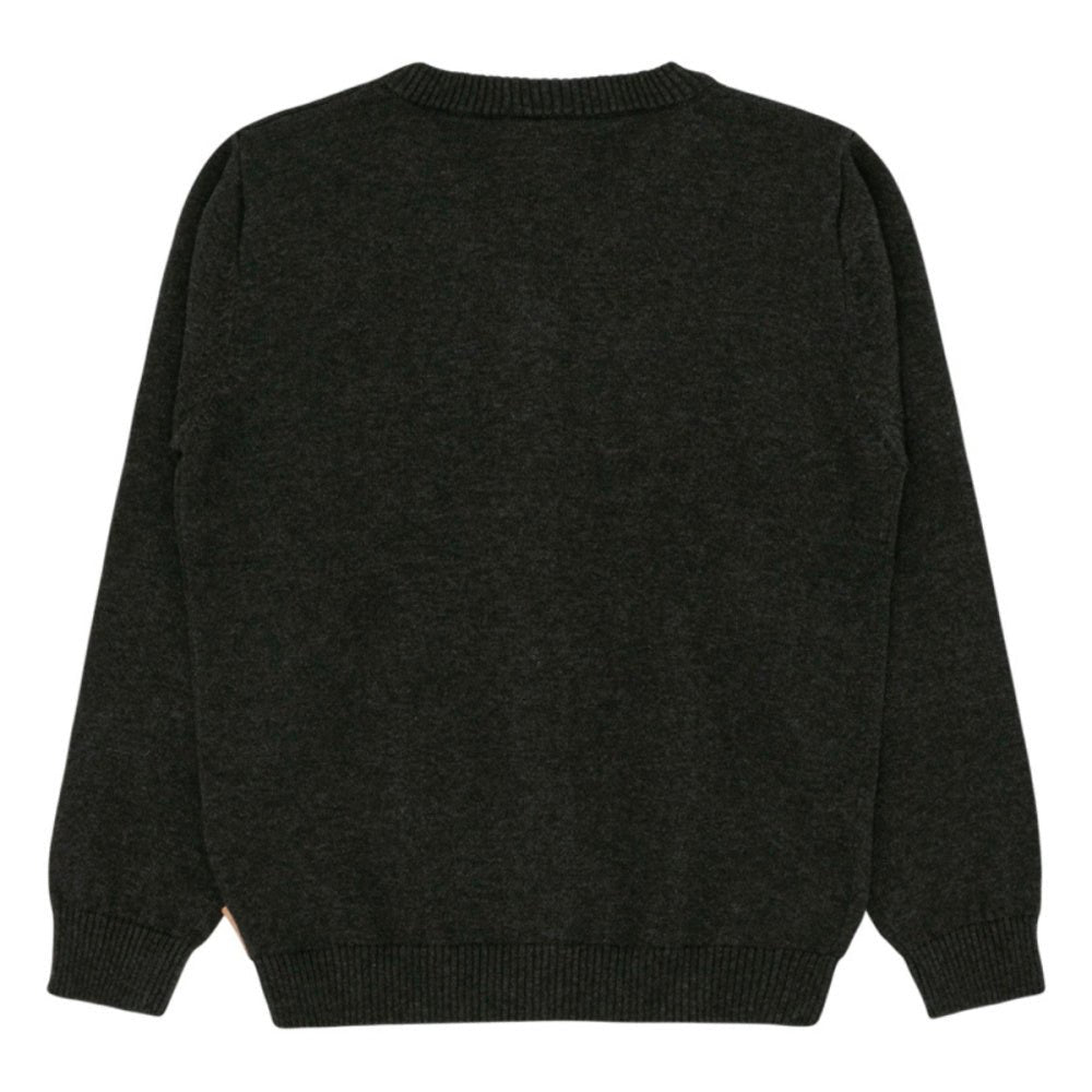 Hust and Claire - Cardigan Carsten Dark Grey Melange - Guttelus.no