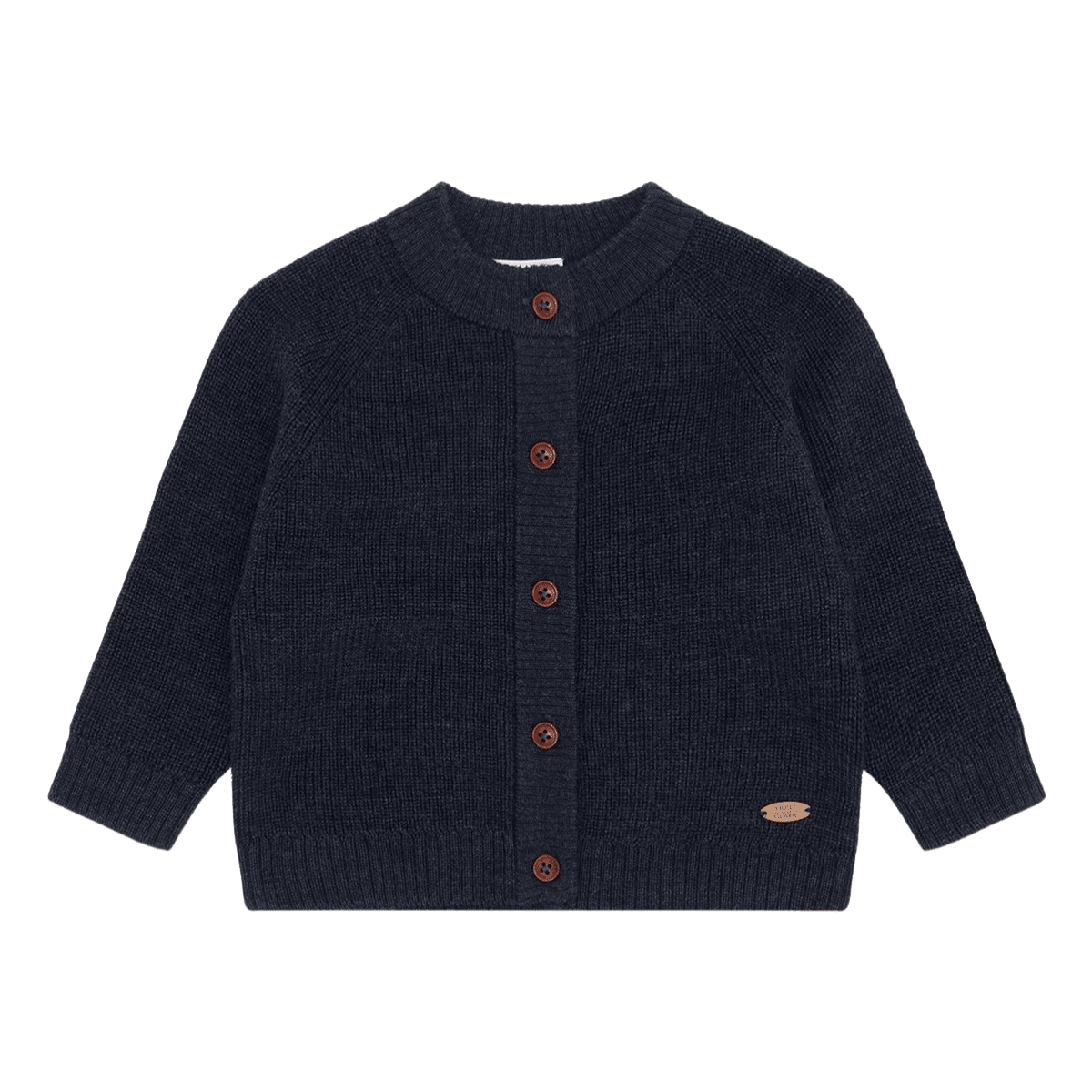 Hust and Claire - Cardigan i Ull Curi More Navy - Guttelus