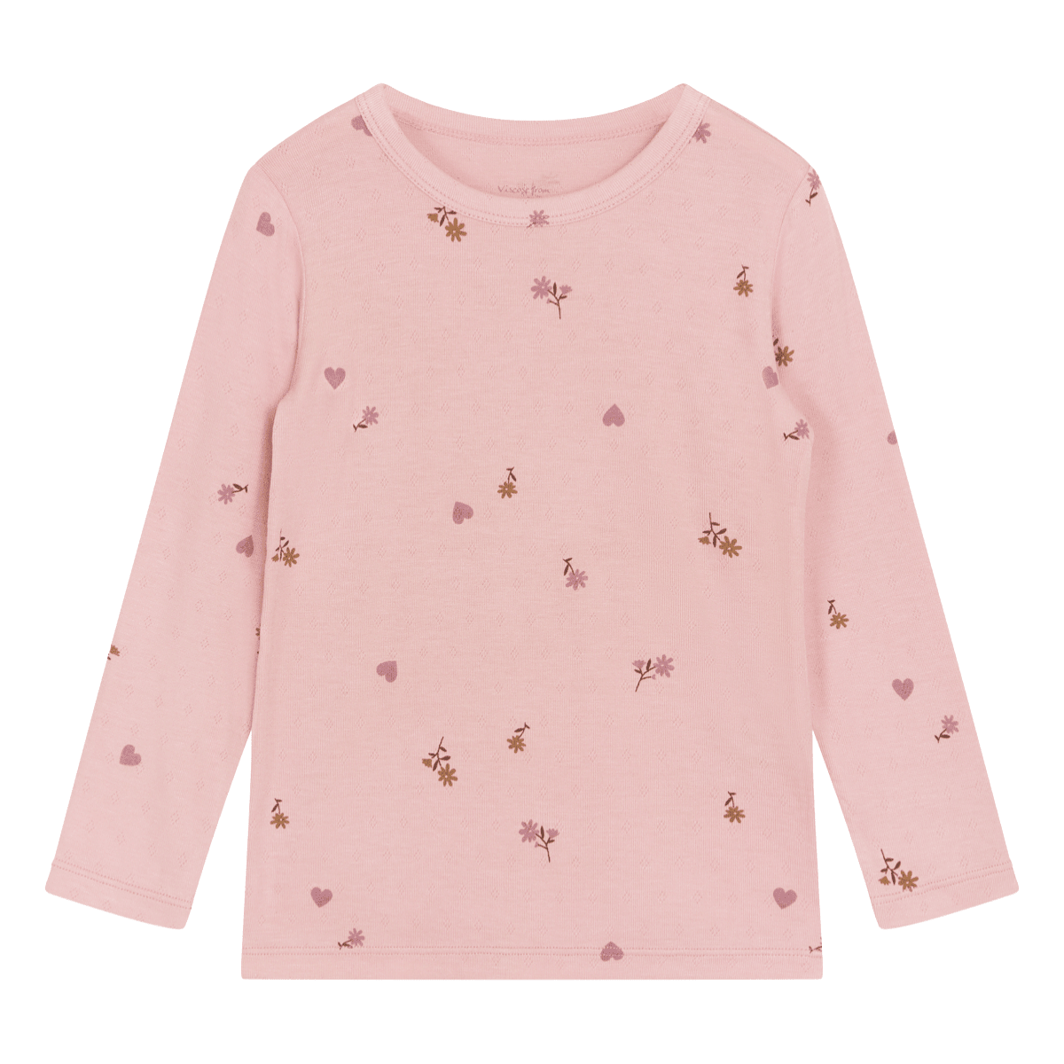 Hust and Claire - Genser Bambus Austin Flower Heart Dusty Rose - Guttelus