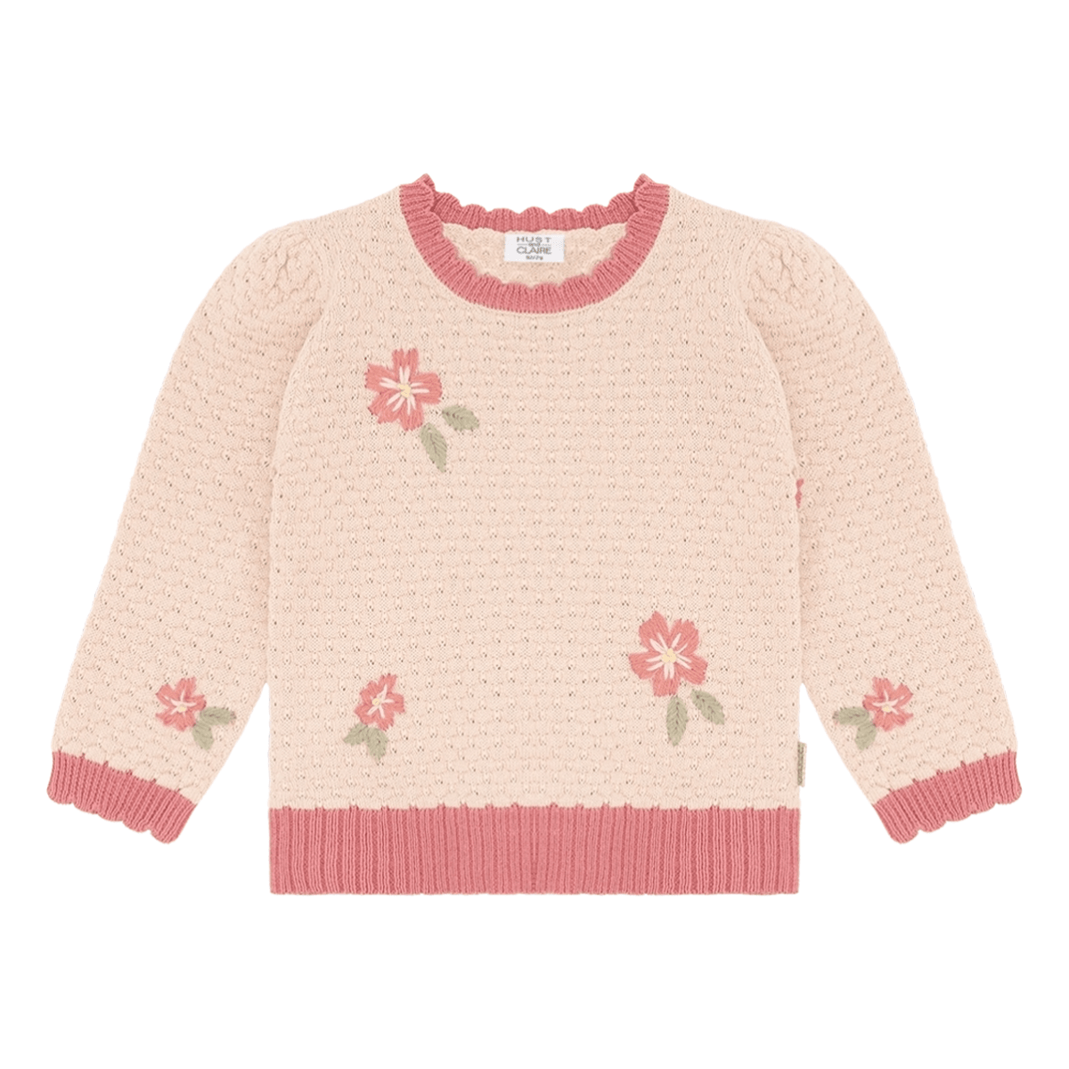 Hust and Claire - Genser Knit Pippa Flower Quartz - Guttelus