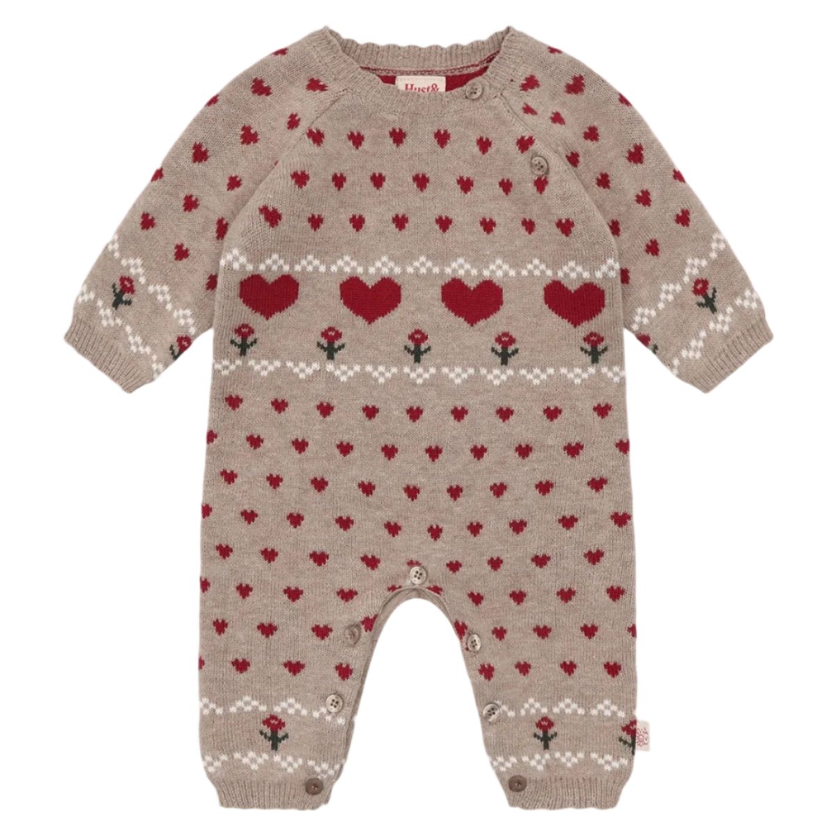 Hust and Claire - Heldress Jul Mill Heart Biscuit - Guttelus