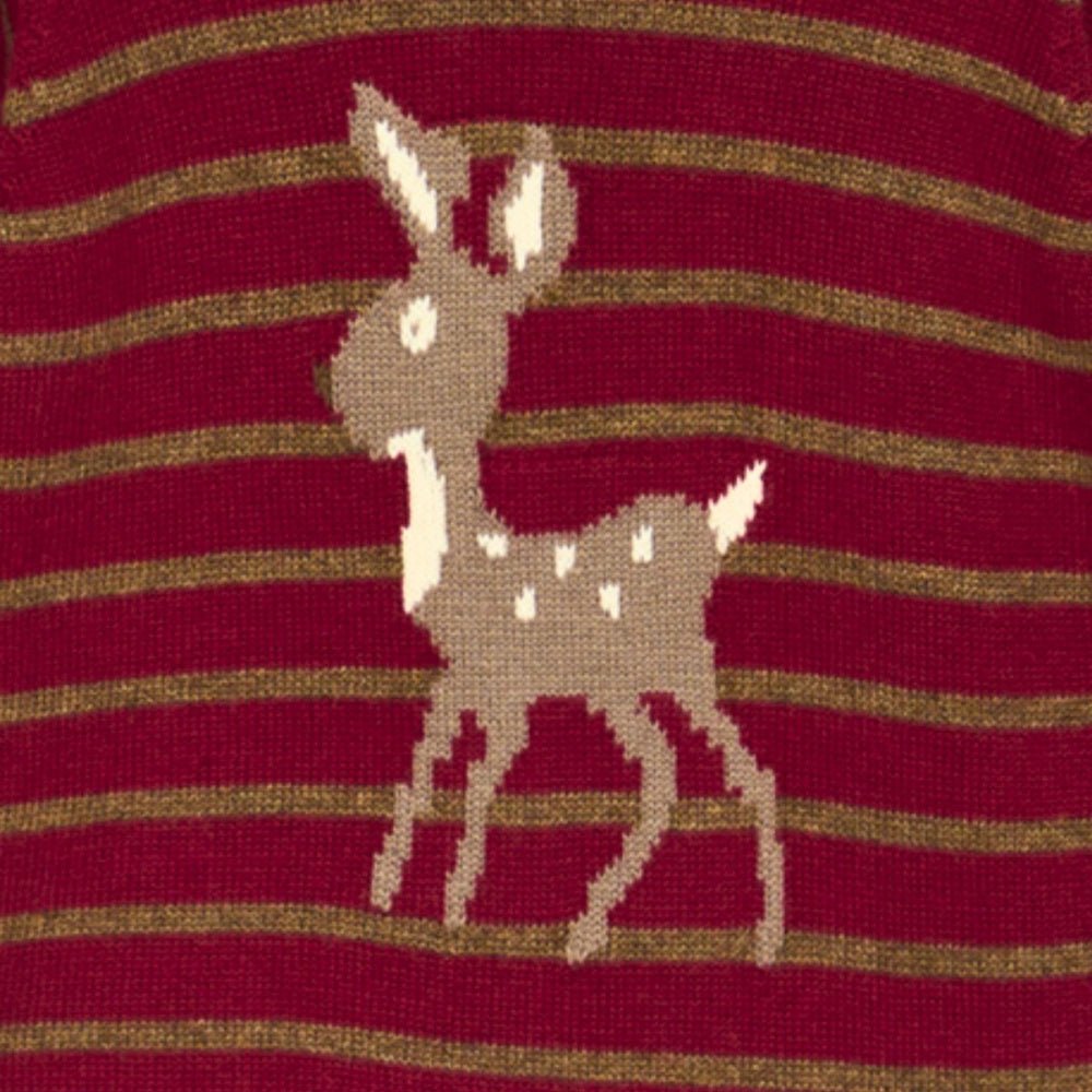 Hust and Claire - Heldress Strikket Manly Teaberry - Guttelus