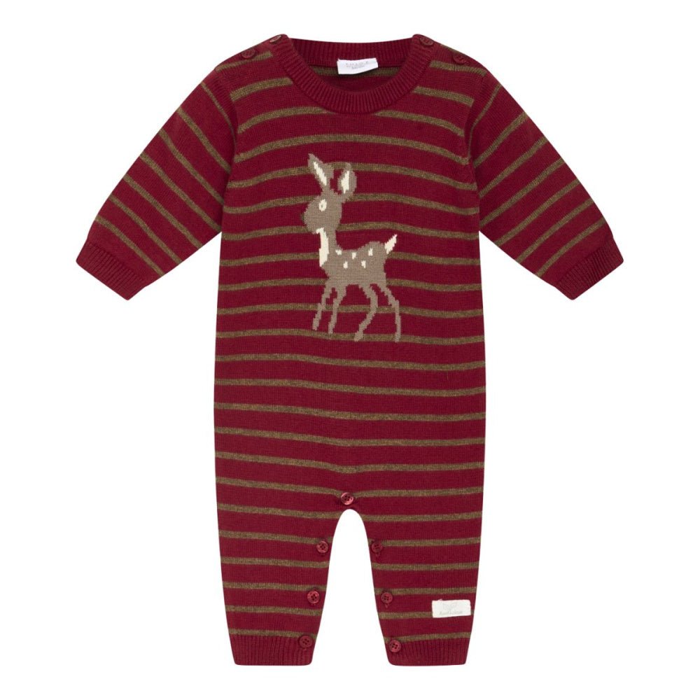 Hust and Claire - Heldress Strikket Manly Teaberry - Guttelus