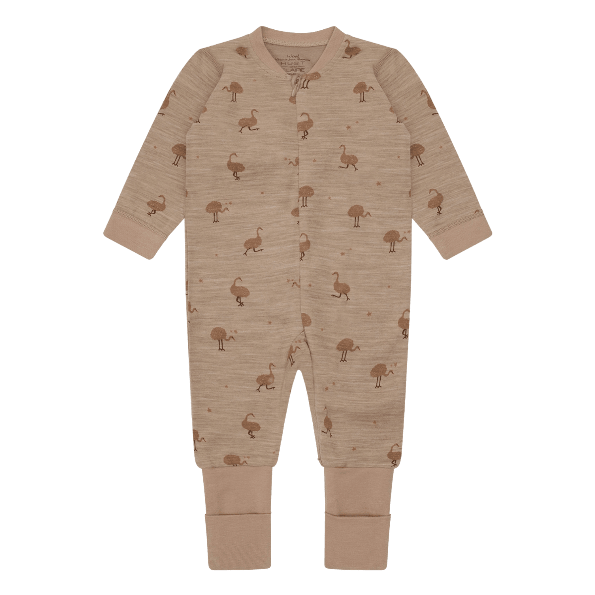 Hust and Claire - Heldress Ull og Bambus Manu Ostrich Biscuit - Guttelus