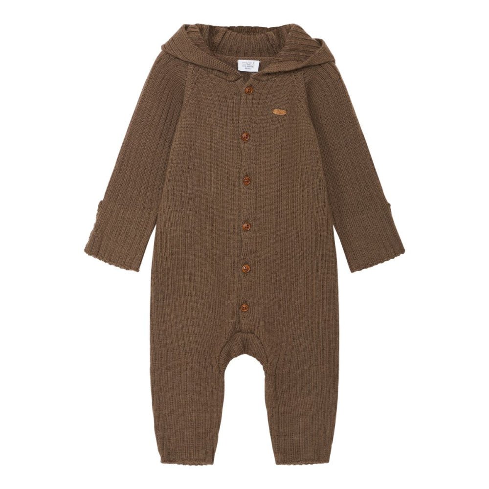 Hust and Claire - Heldress Ulldress Strikket Murri Coffee - Guttelus