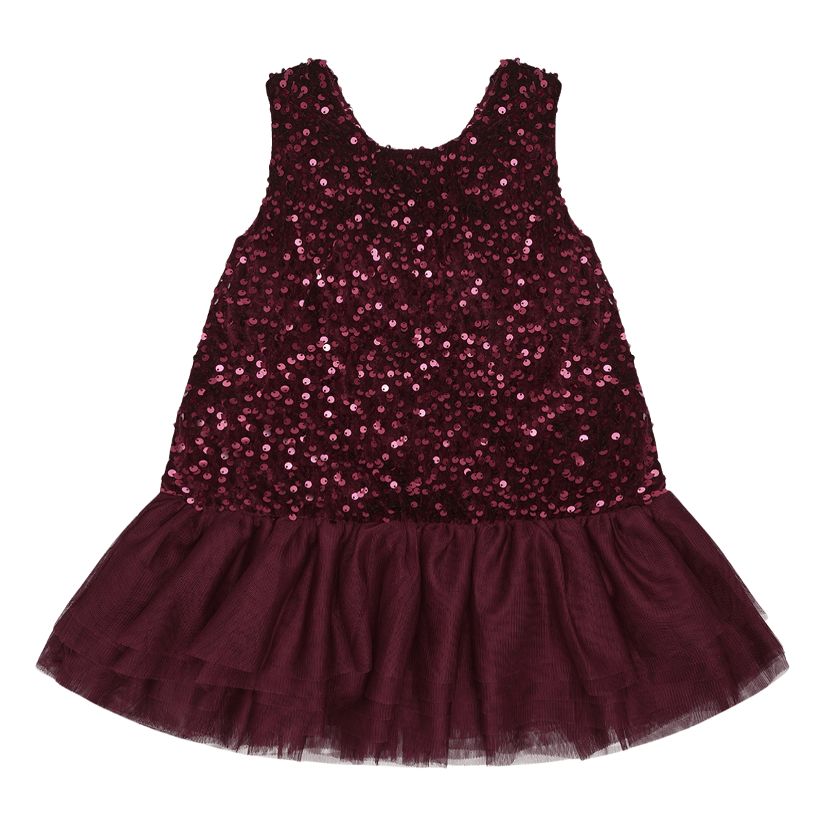 Hust and Claire - Julekjole Karoline Sequins Teaberry - Guttelus