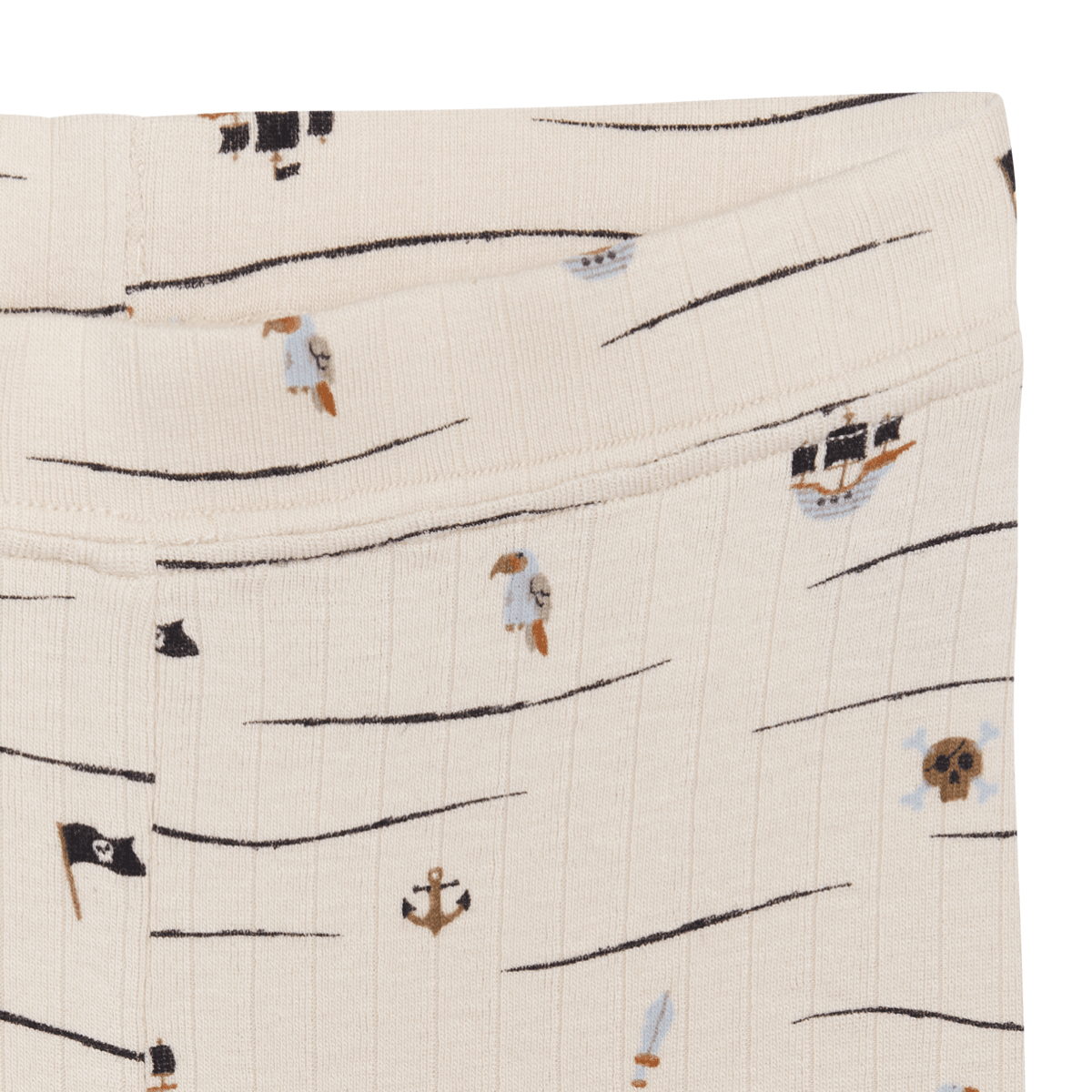 Hust and Claire - Leggings Bambus Ludo Pirat French Oak - Guttelus.no