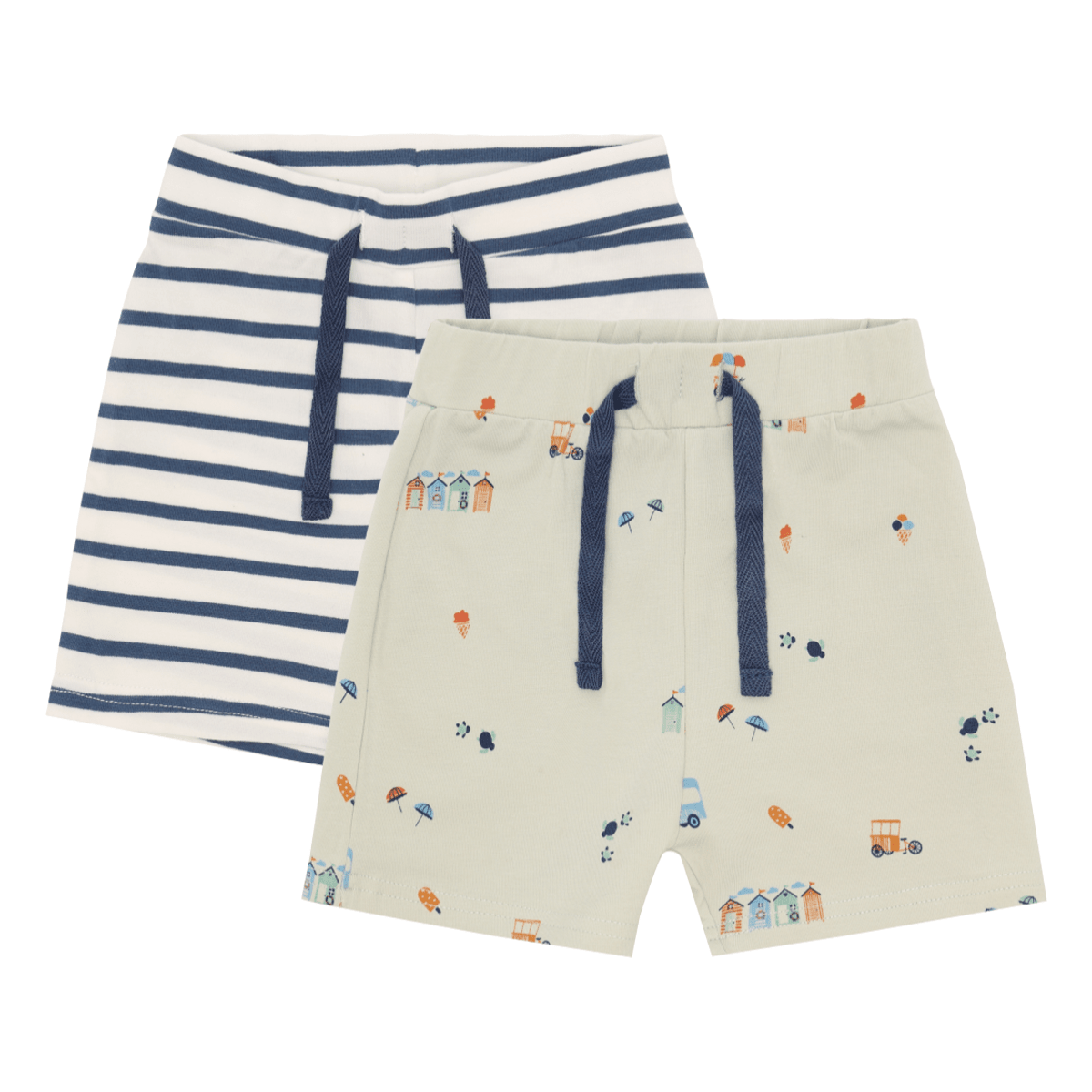 Hust and Claire - Shorts Hau 2-pack Holiday Green Foam - Guttelus.no