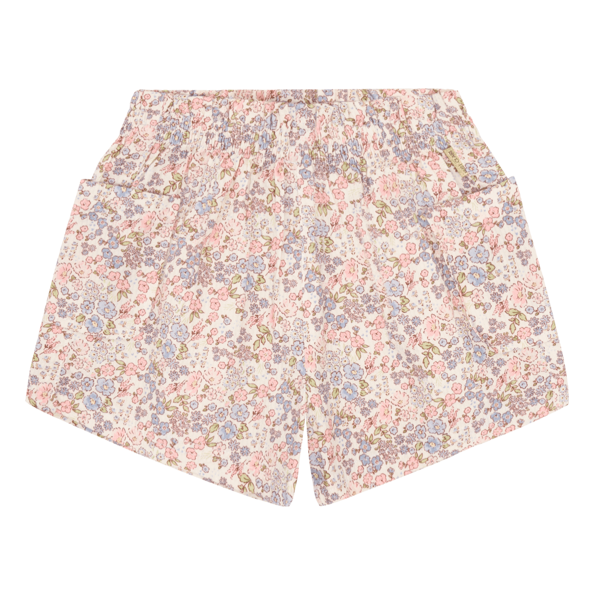 Hust and Claire - Shorts Helena Ditsy Flower Ivory - Guttelus.no