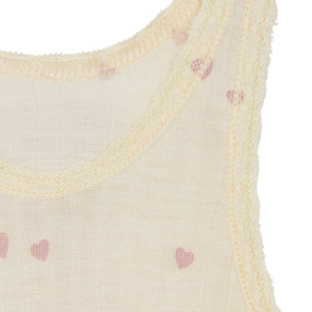 Hust And Claire - Singlet Ull og Lyocell Fricel Ecru - Guttelus