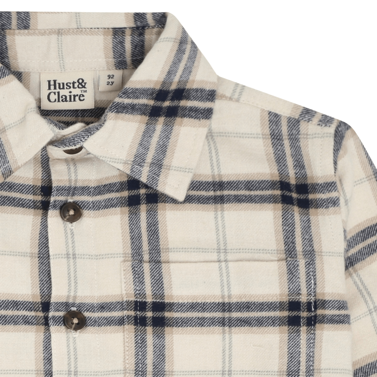 Hust and Claire - Skjorte Ravn French Oak - Guttelus