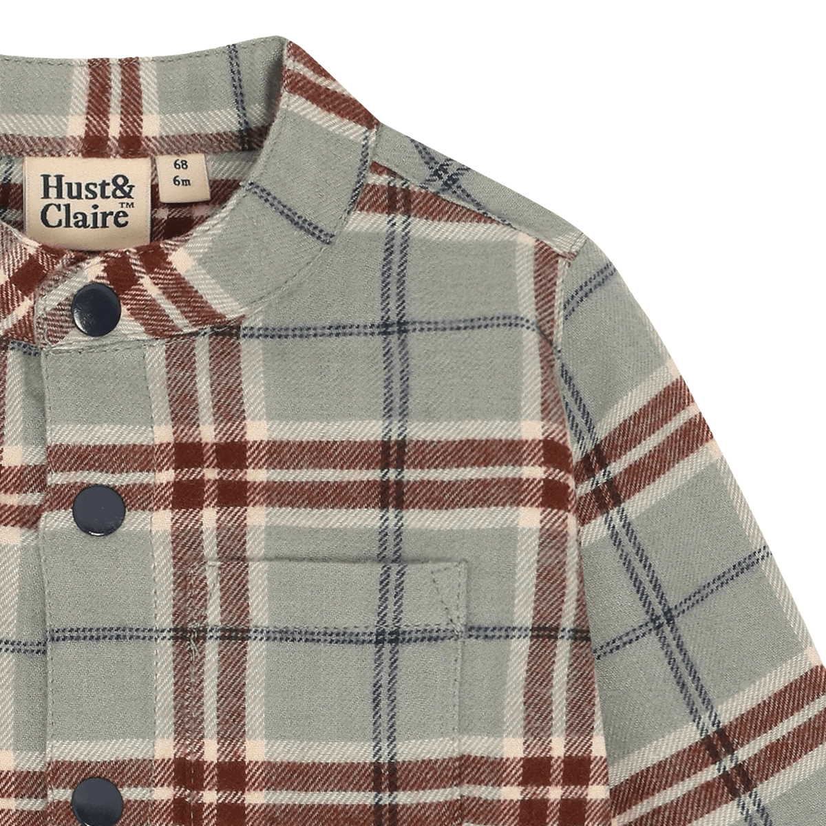 Hust and Claire - Skjortebody Bertil French Oak - Guttelus
