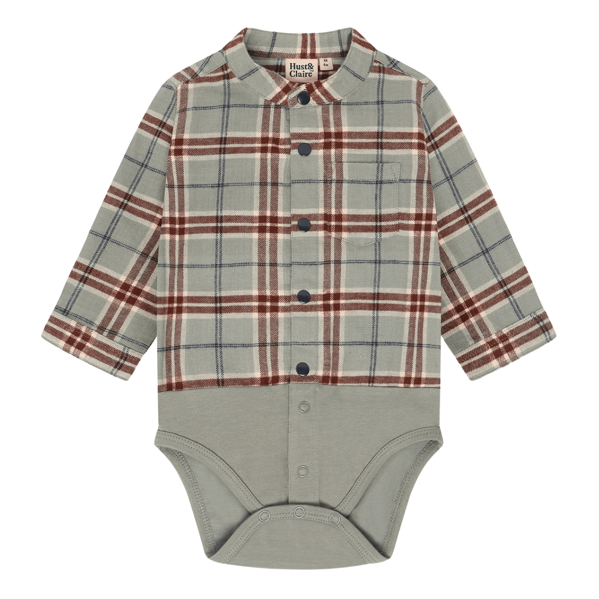 Hust and Claire - Skjortebody Bertil French Oak - Guttelus