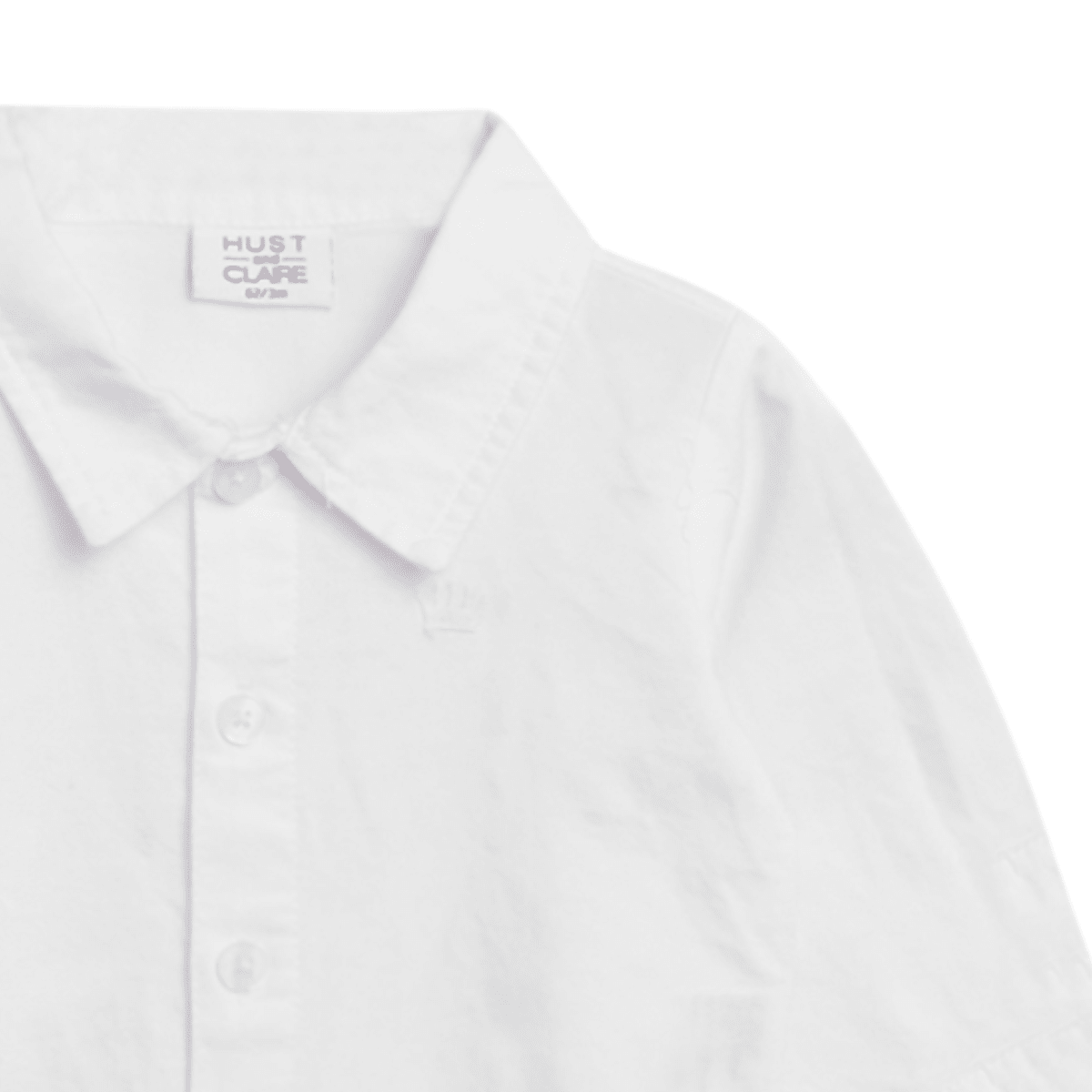 Hust and Claire - Skjortebody Birger White - Guttelus