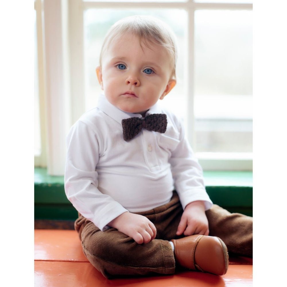 Hust and Claire - Skjortebody med Krage Basil White - Guttelus