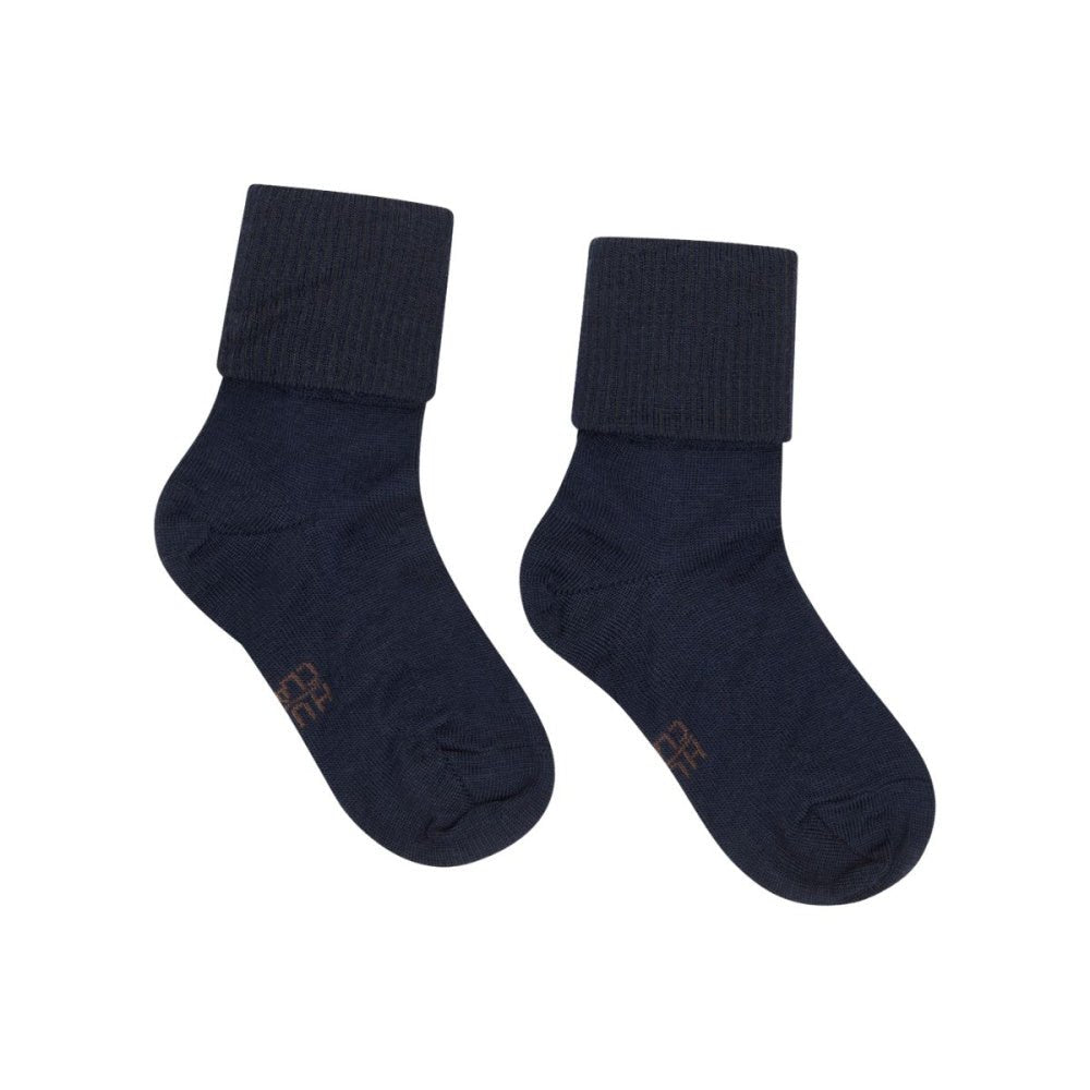 Hust and Claire - Sokker Ull og Bambus Flosi More Navy - Guttelus