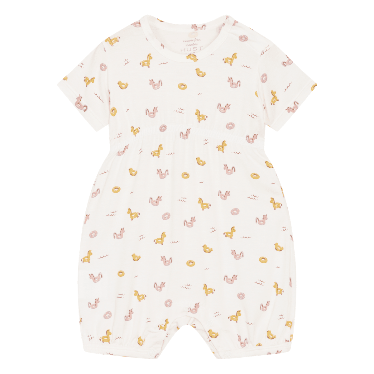 Hust and Claire - Sommerdrakt Bambus Milu Swim Ivory - Guttelus.no