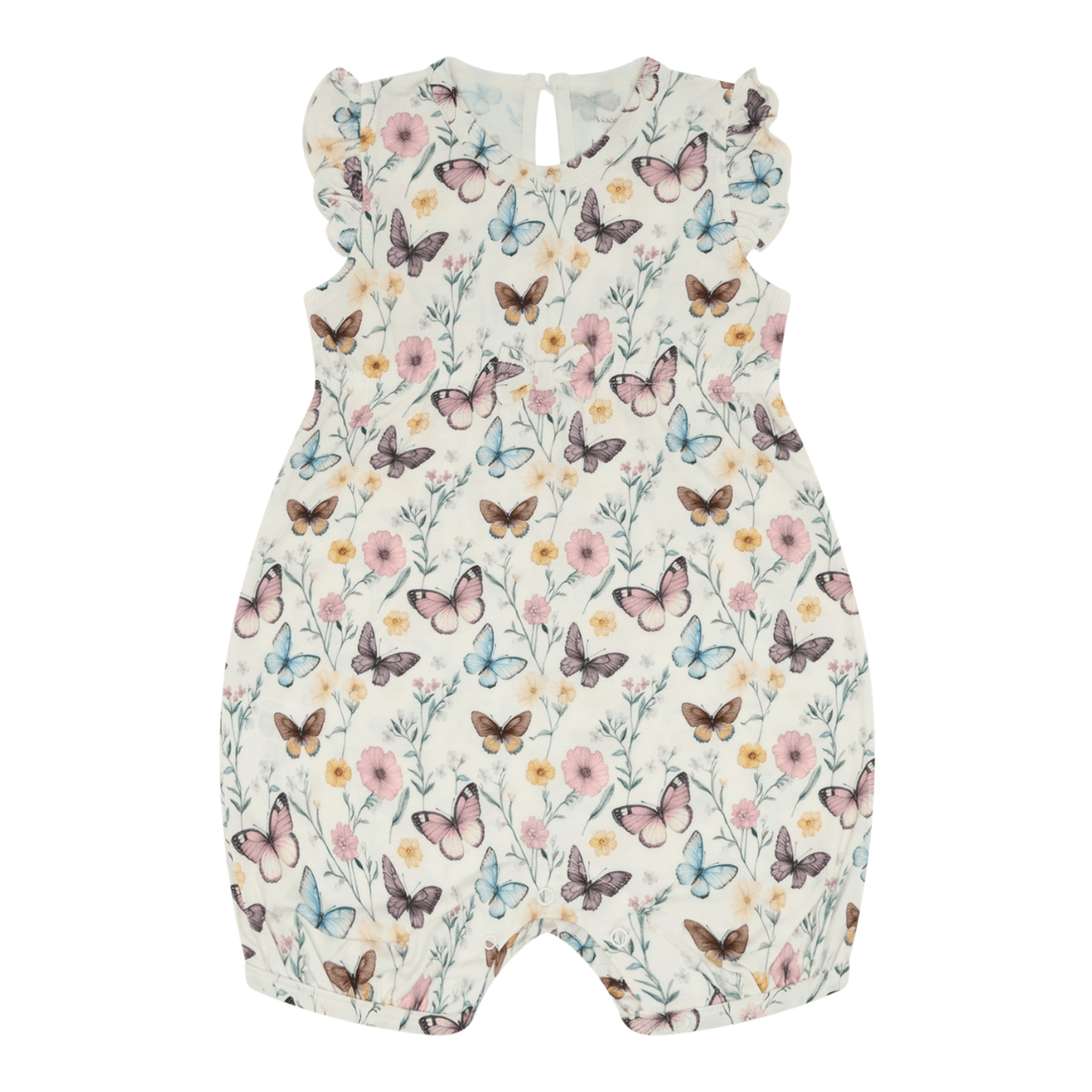 Hust And Claire - Sommerdrakt i Bambus Milu Butterfly Ivory - Guttelus.no