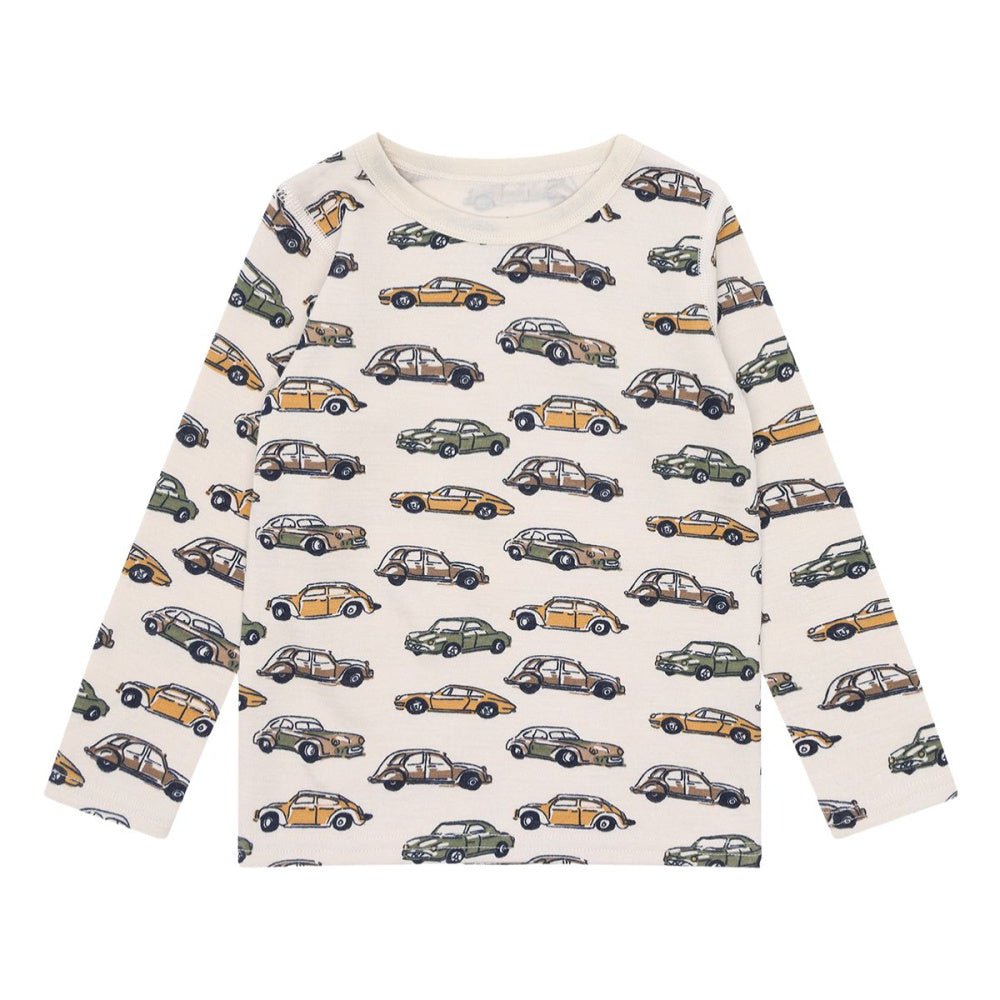 Hust and Claire - Trøye i Ull Awo Cars French Oak - Guttelus