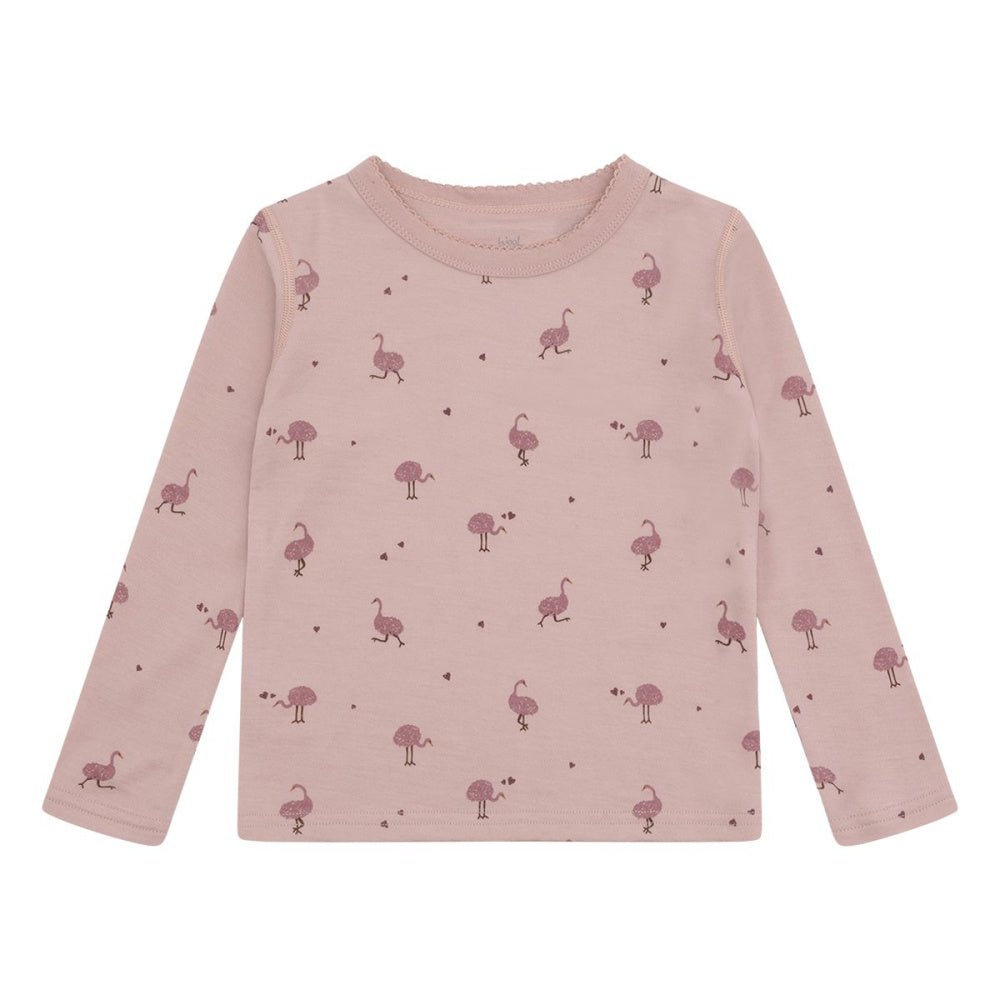 Hust And Claire - Trøye Ull/ Bambus Abba Ostrich Adobe Rose - Guttelus