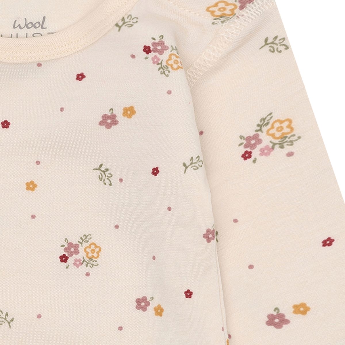 Hust and Claire - Ullbody Bo Flora Off White - Guttelus.no
