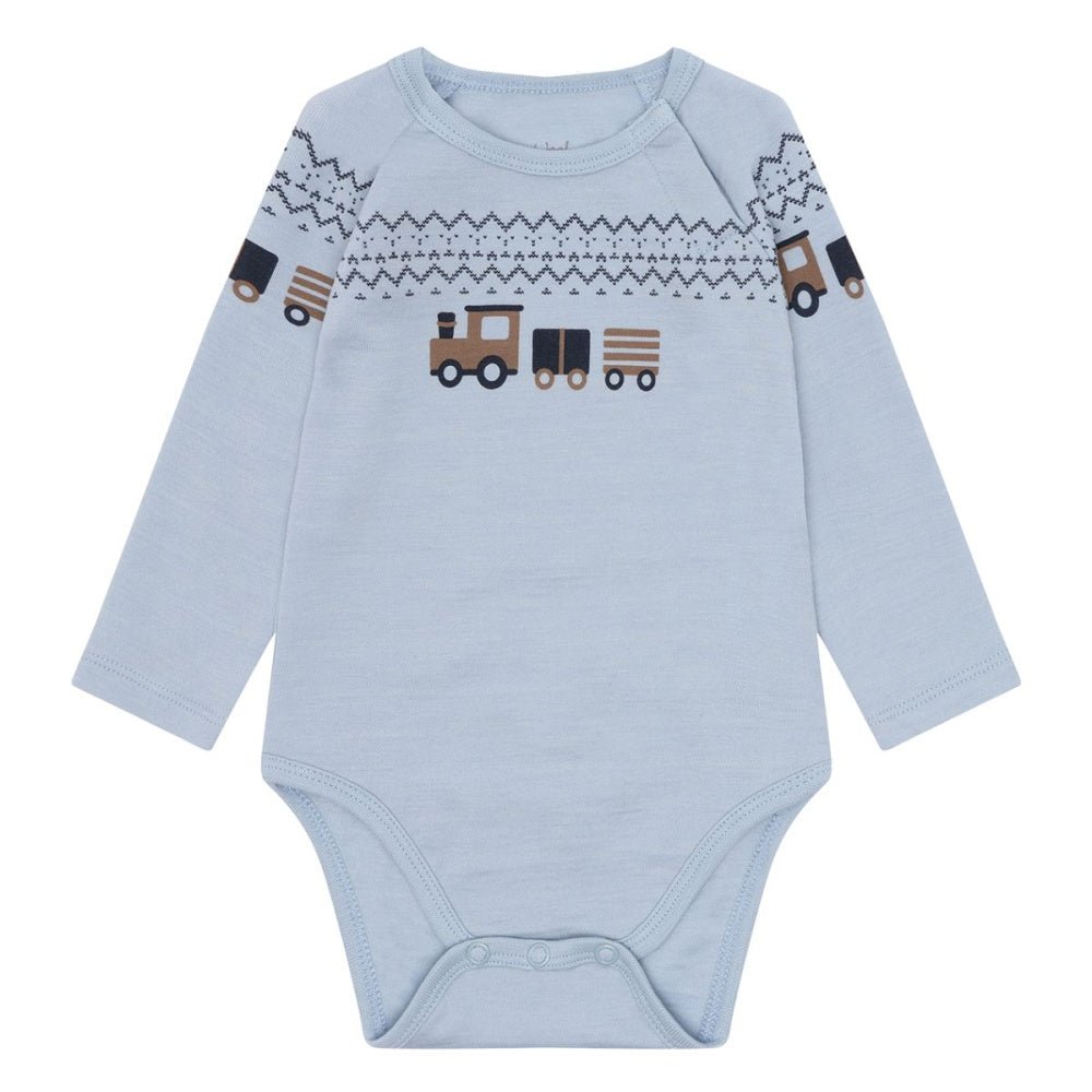 Hust and Claire - Ullbody Bo Train Baby Blue - Guttelus