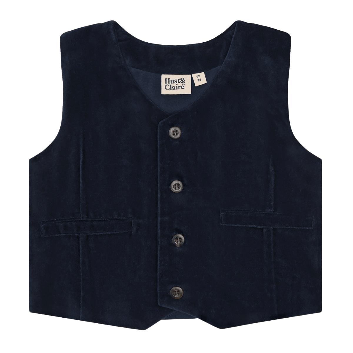 Hust and Claire - Vest Eik Molskin More Navy - Guttelus