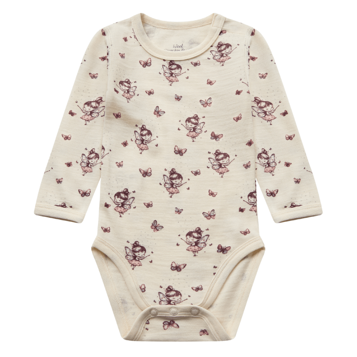 Hust & Claire - Body i Ull/Bambus Fairy Off White - Guttelus.no