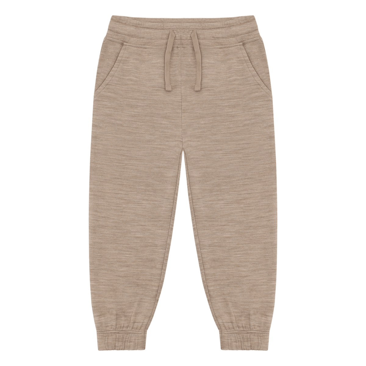 Hust & Claire - Joggebukse Ull/Bambus Galon Biscuit - Guttelus