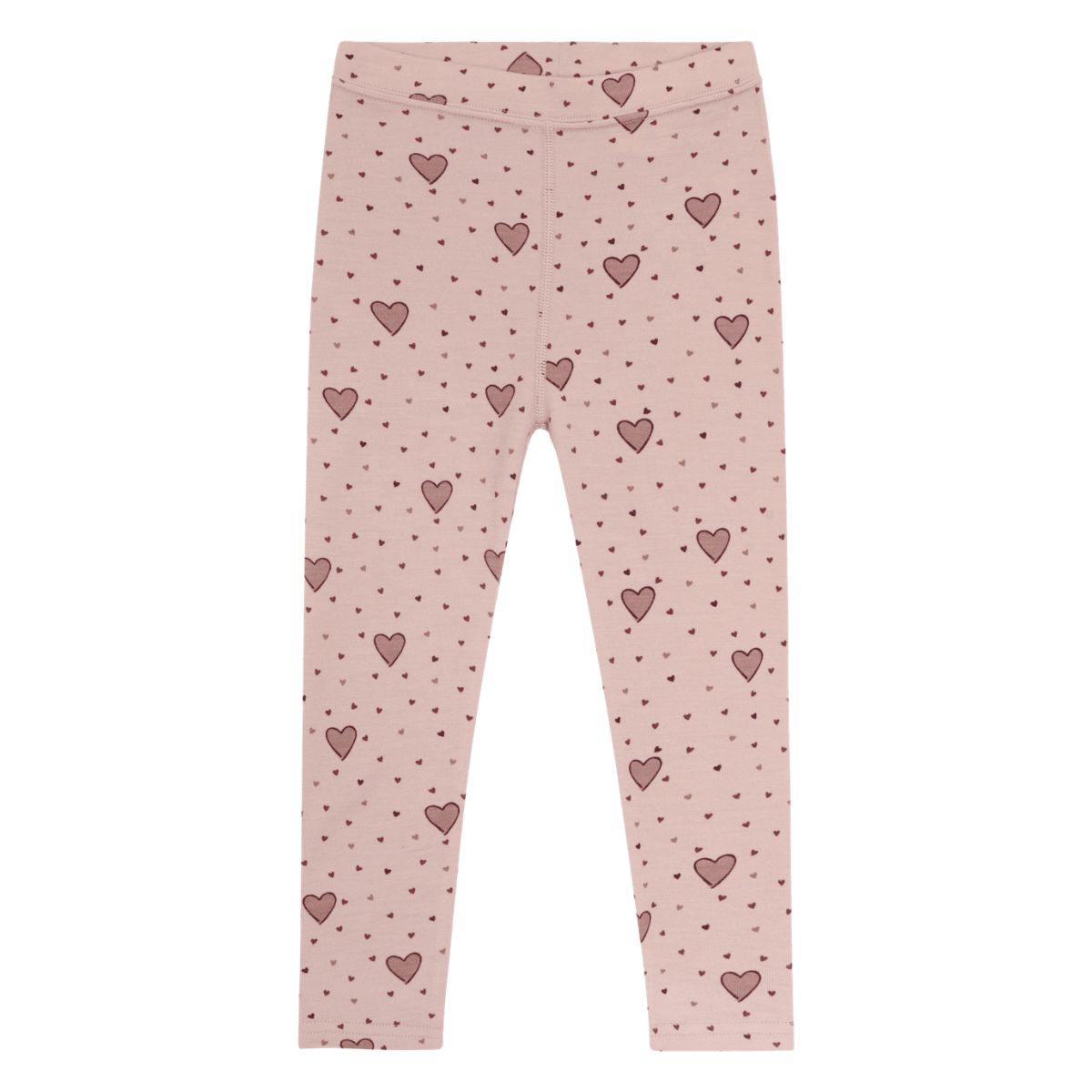 Hust & Claire - Longs i Ull/Bambus Hearts Dusty Rose - Guttelus