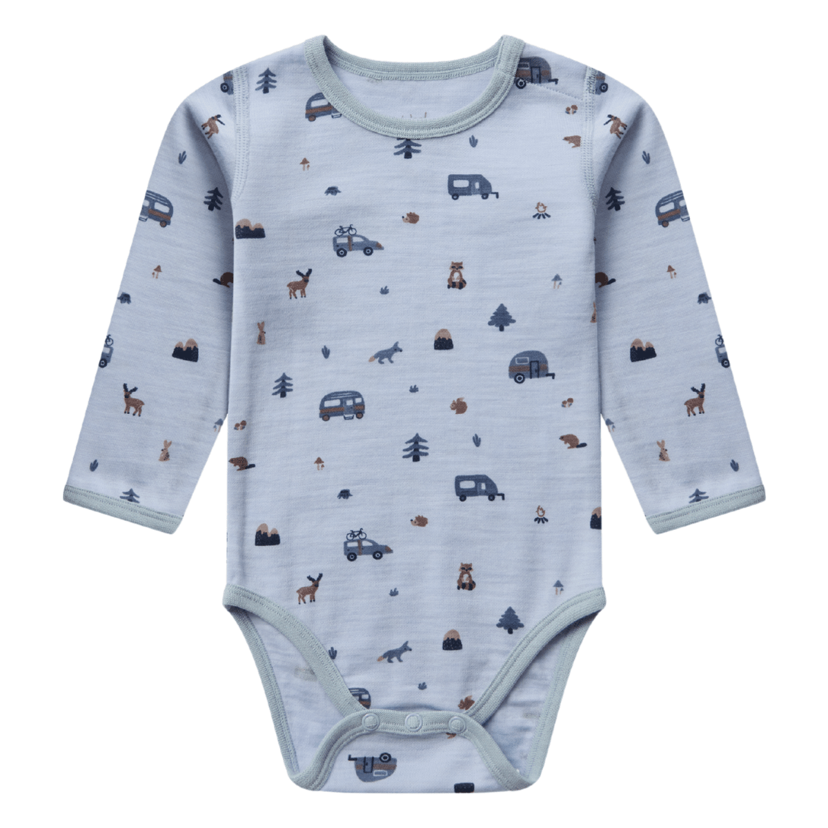 Hust & Claire - Ullbody Camp Baby Blue - Guttelus
