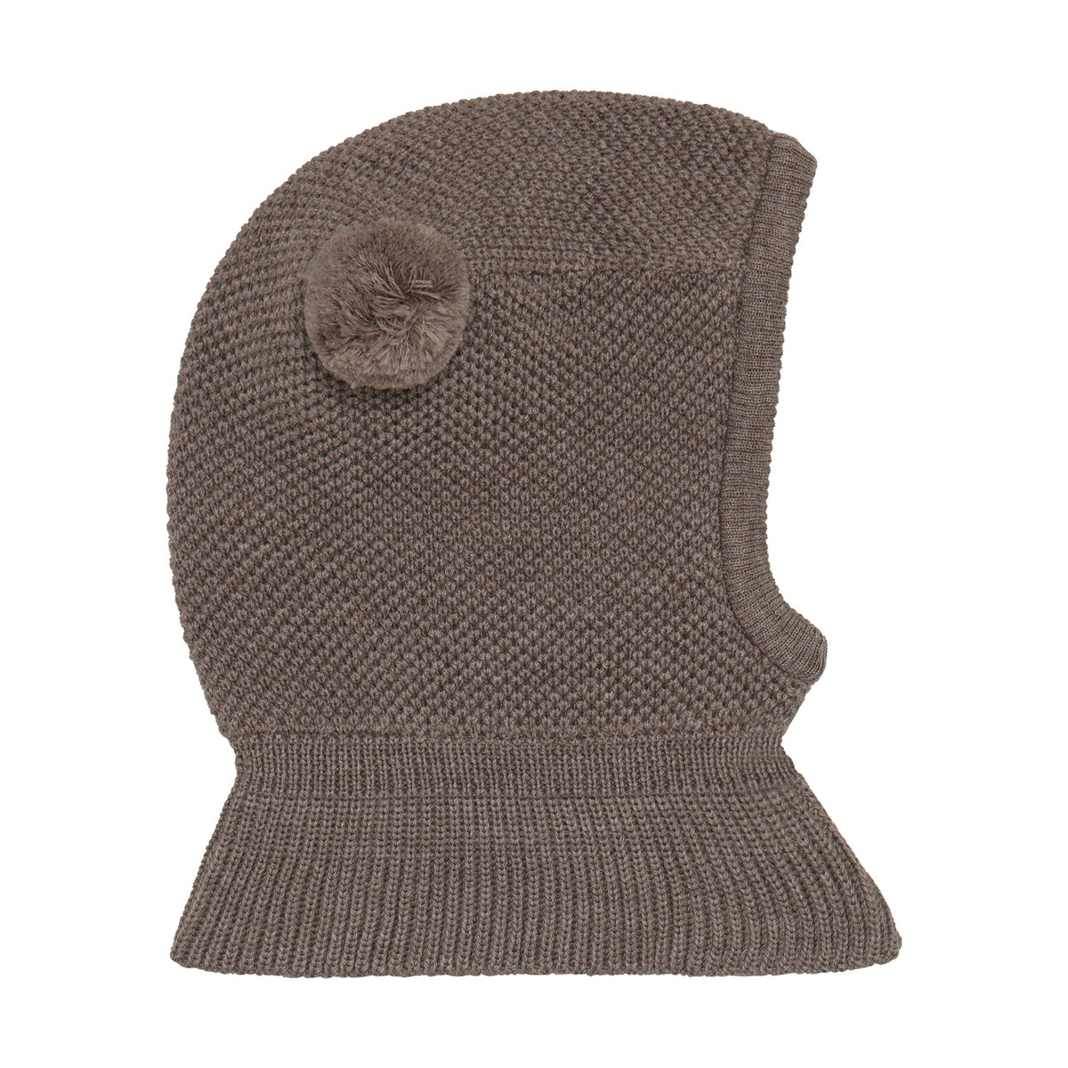 Huttelihut - Balaclava Vindtett Pompoms Cinder Melange - Guttelus