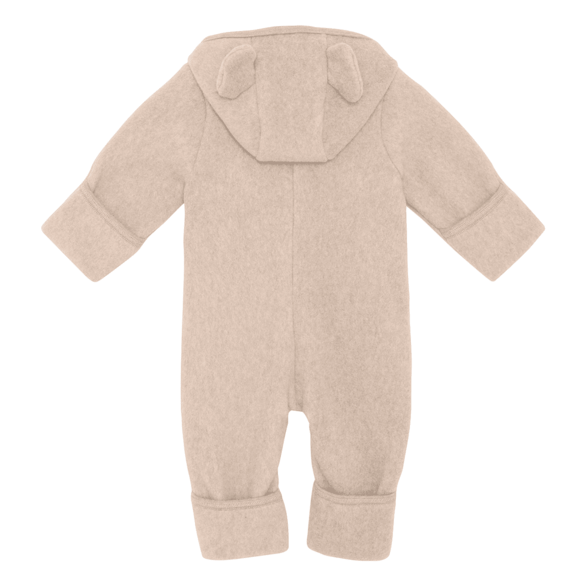 Huttelihut - Heldress Bomullsfleece Ører Camel Melange - Guttelus