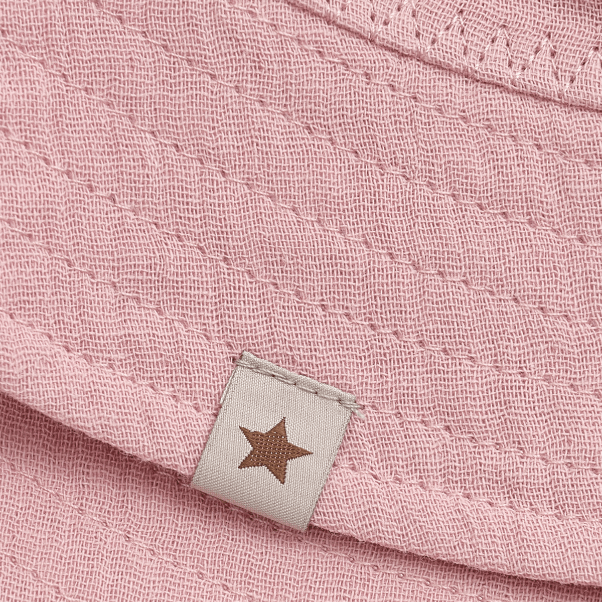 Huttelihut - Solhatt Bucket Hat Muslin Pale Mauve - Guttelus.no