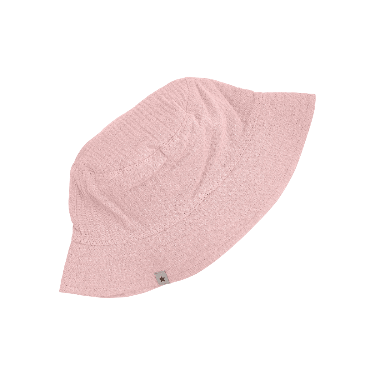 Huttelihut - Solhatt Bucket Hat Muslin Pale Mauve - Guttelus.no