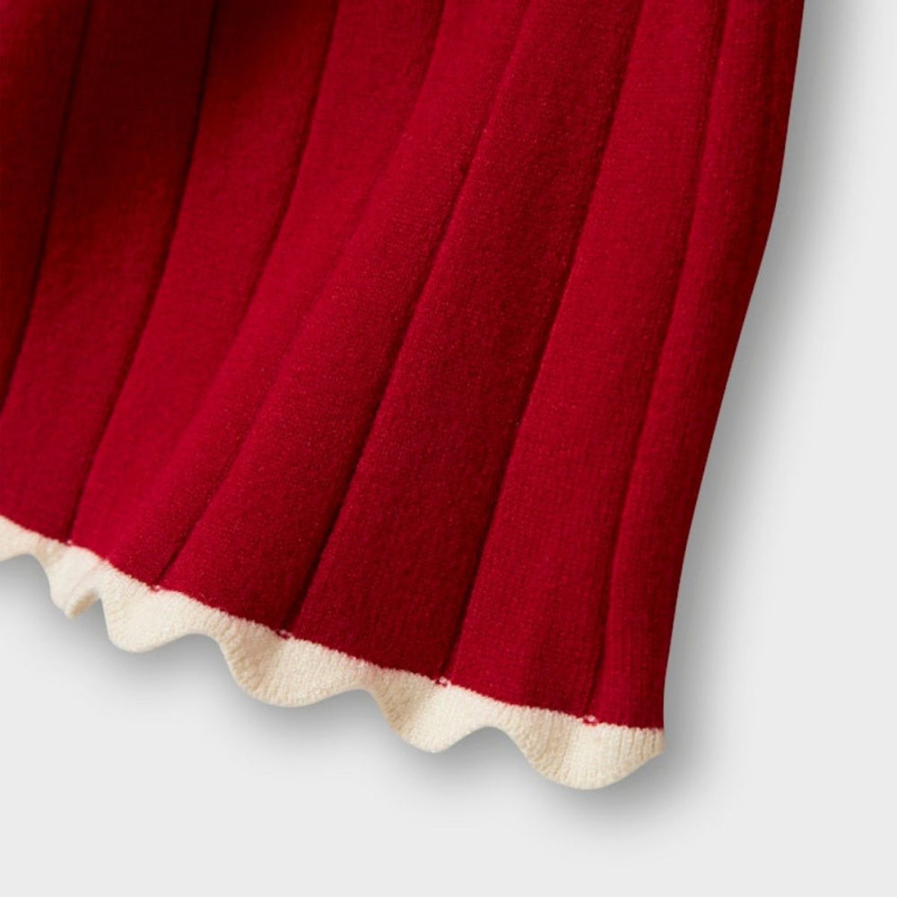 Name It - Juleskjørt Knit Ralbo Jester Red