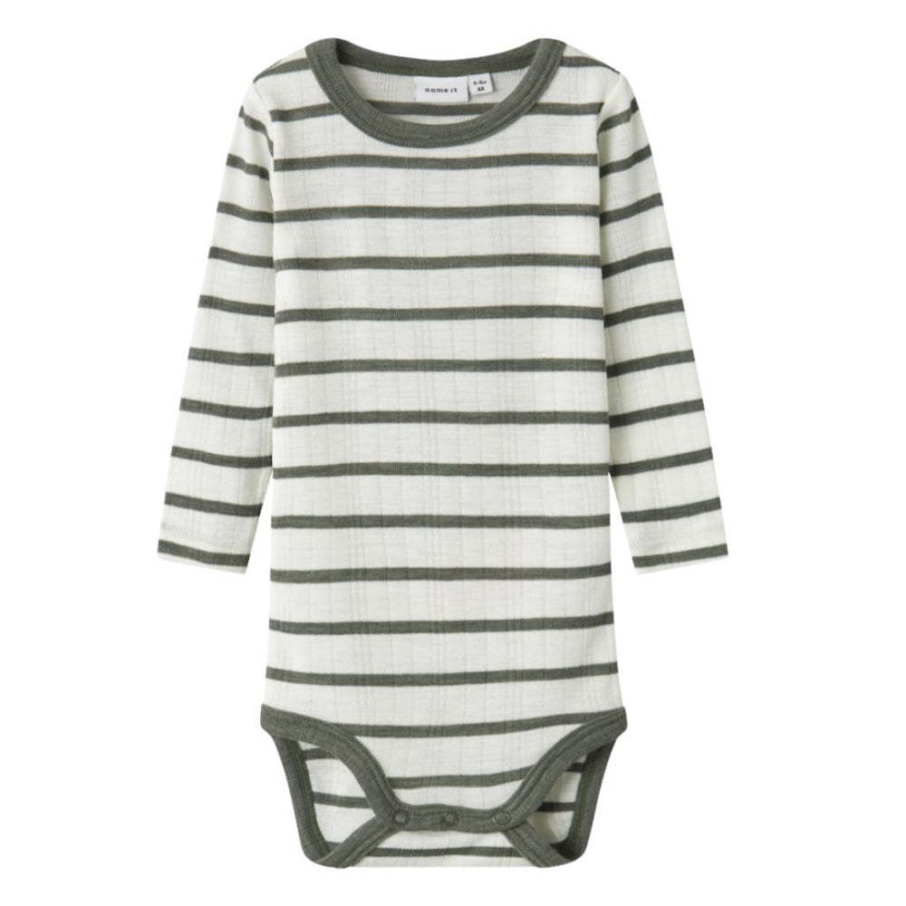 Name It - Body Ull Baby Wang Striper Mulled Basil