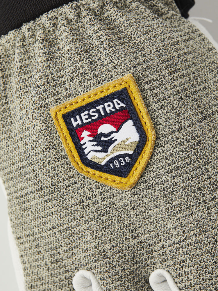 Hestra - Hansker Army Leather Patrol Jr Lysegrå
