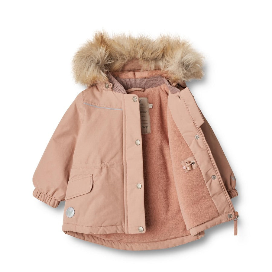 Wheat - Vinterjakke Baby Mathilde Tech Rose Dawn