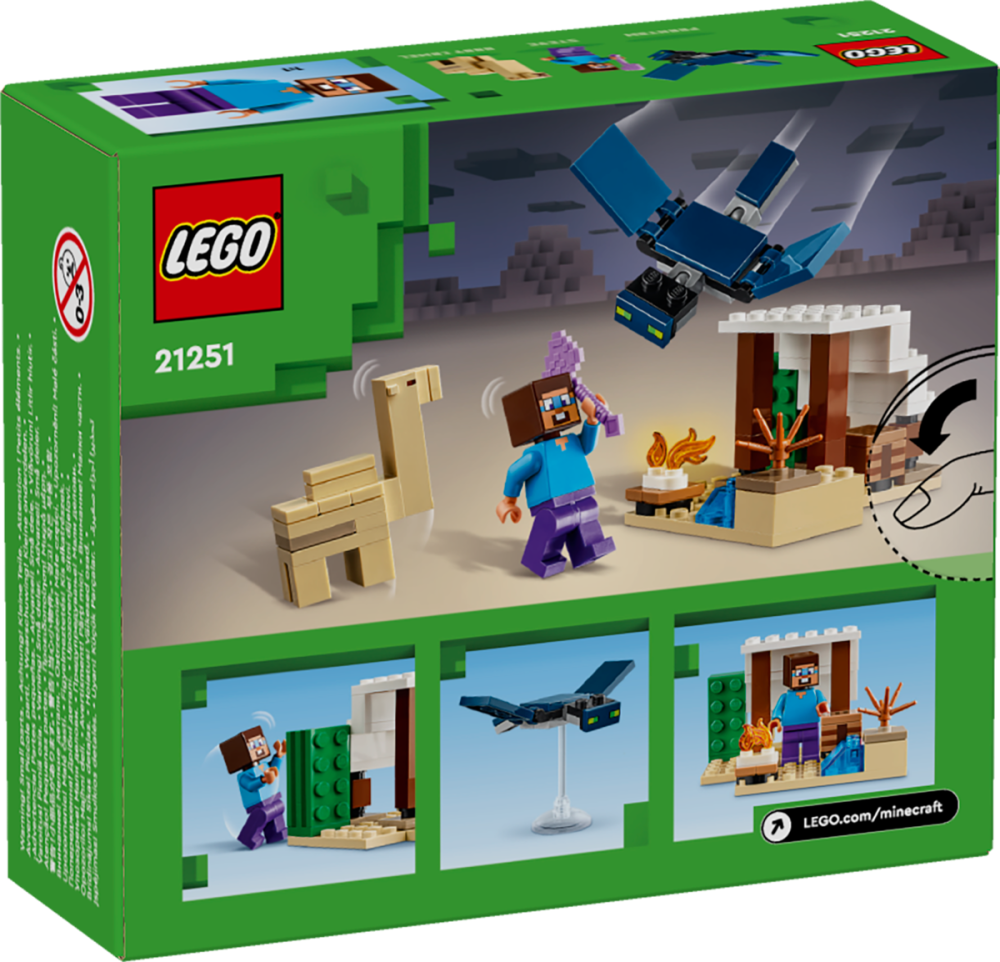 LEGO - Minecraft Steves ørkenekspedisjon