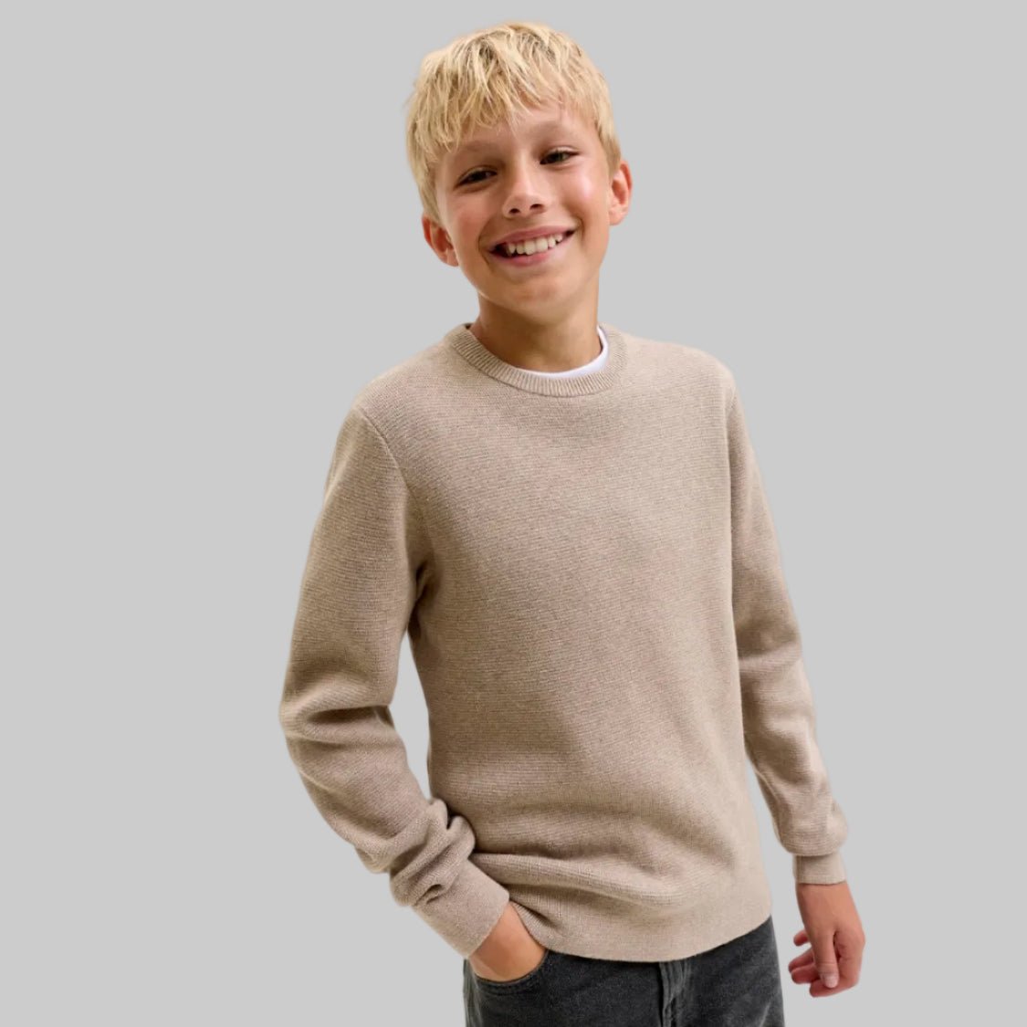 Jack & Jones - Genser Milano Greige - Guttelus.no