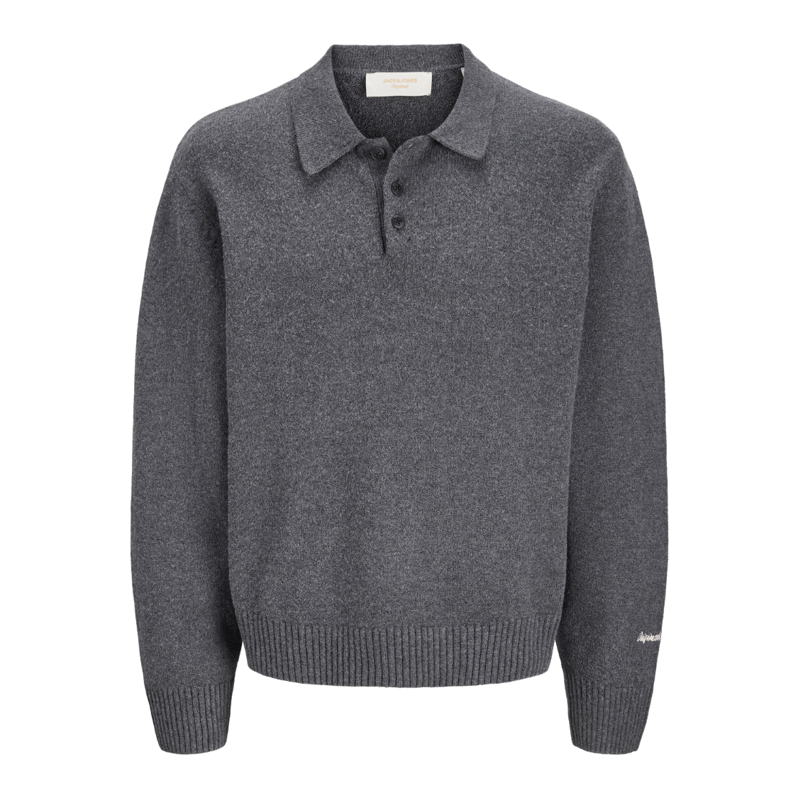 Jack & Jones - Genser Norrebro Dark Grey Melange - Guttelus