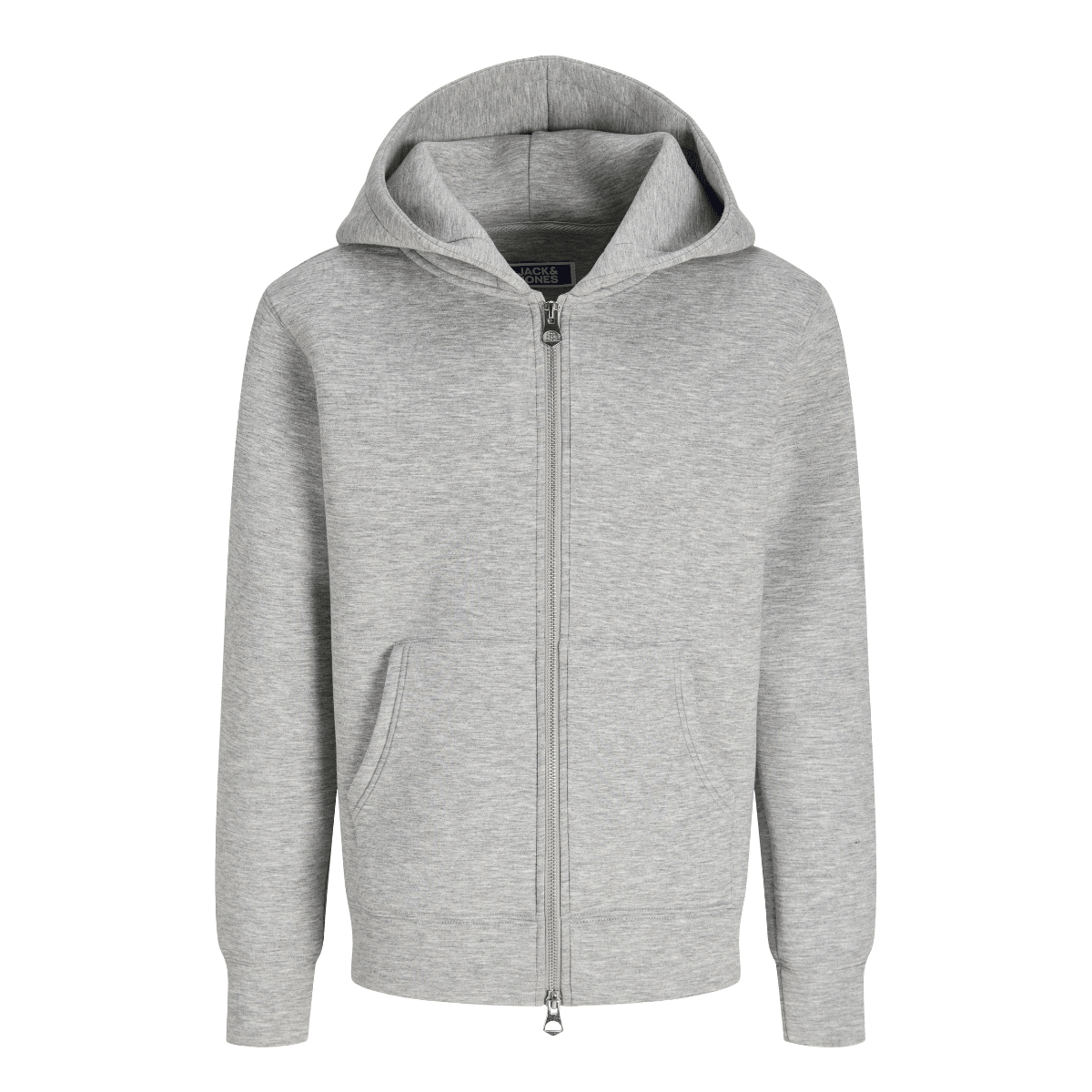Jack & Jones - Hettejakke Zip Legacy Light Grey Melange - Guttelus